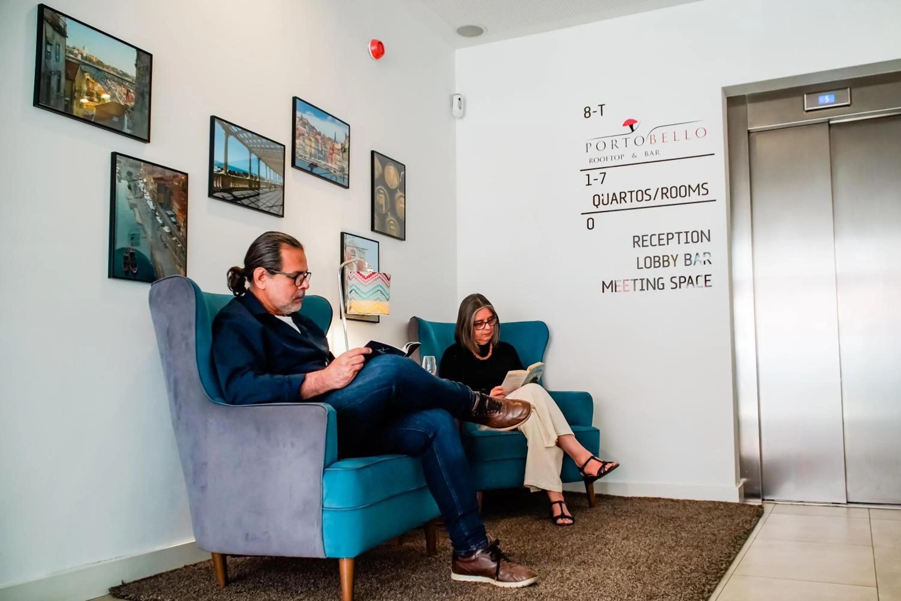 Lobby or reception in Hotel Premium Porto Downtown