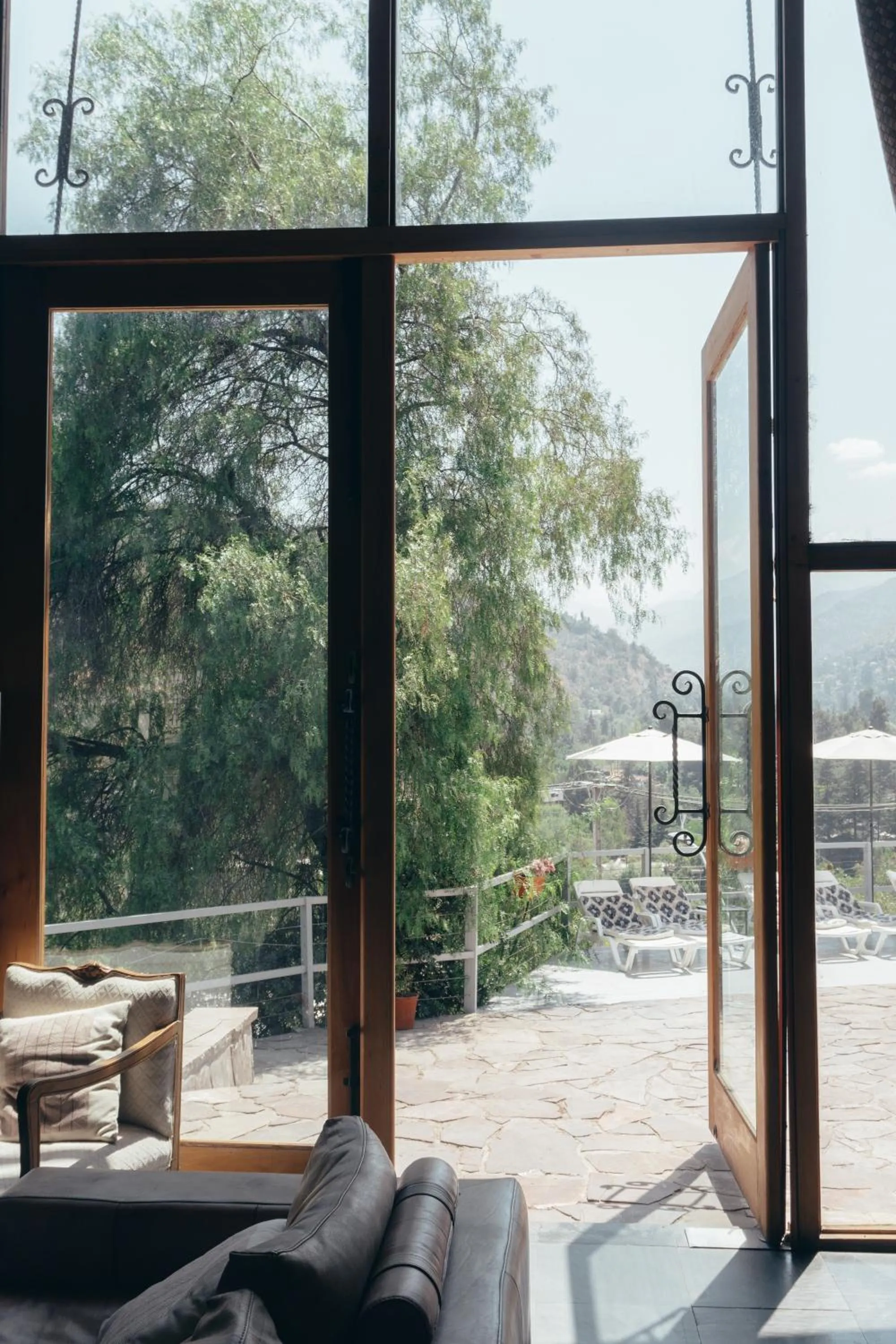 Mountain view in Casa Arrayán