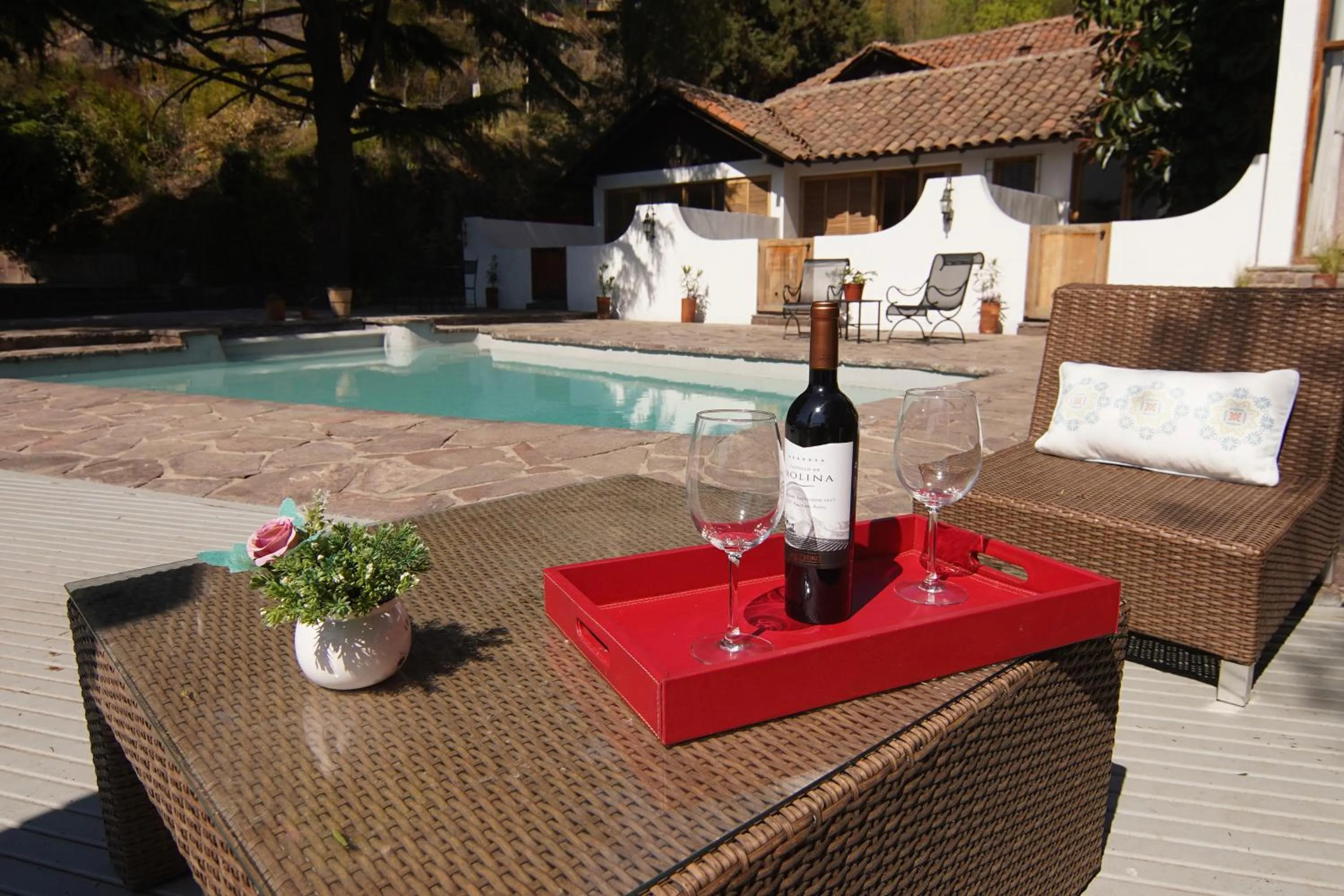 Swimming pool in Casa Arrayán