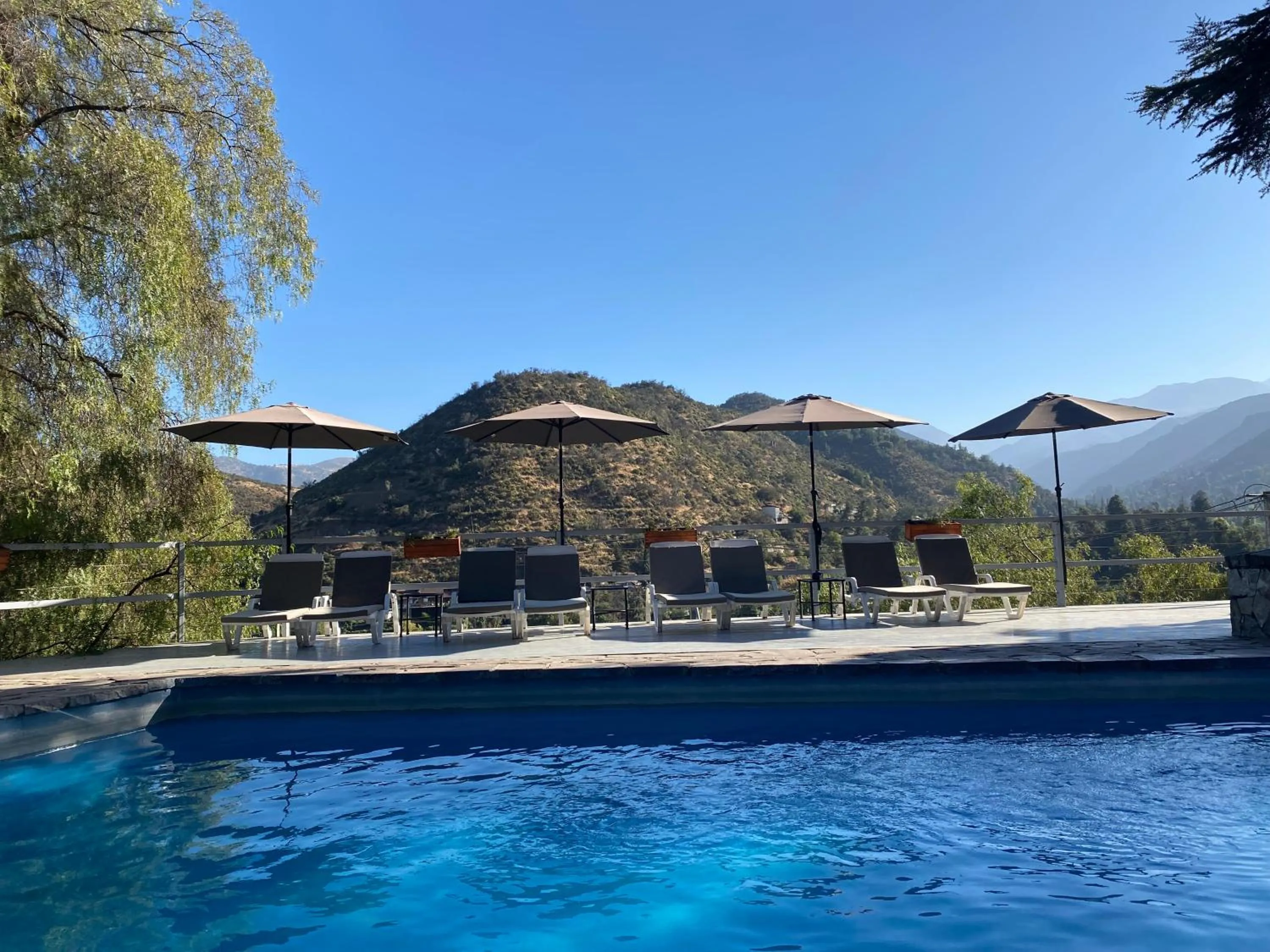 Natural landscape in Casa Arrayán