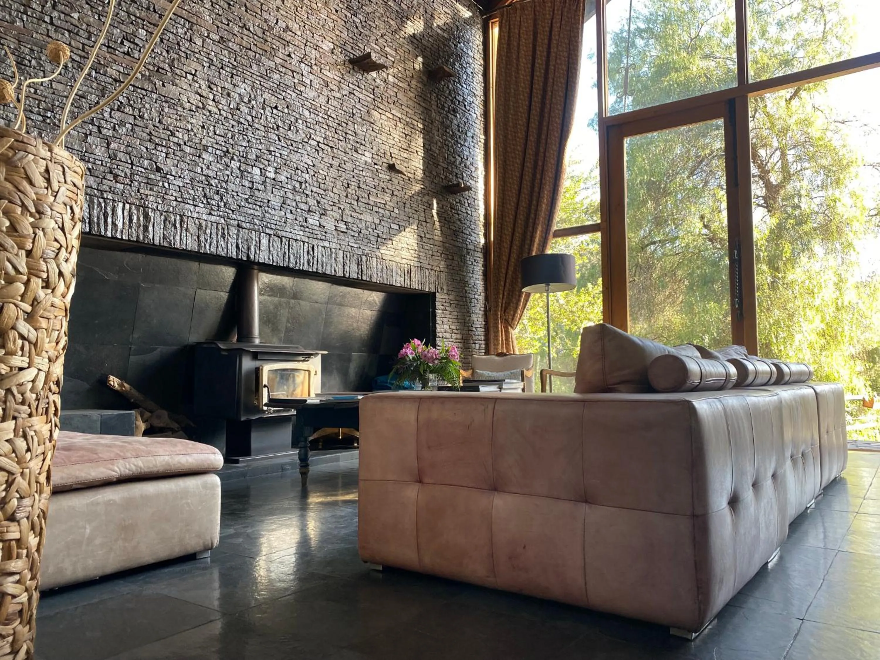 Seating area in Casa Arrayán