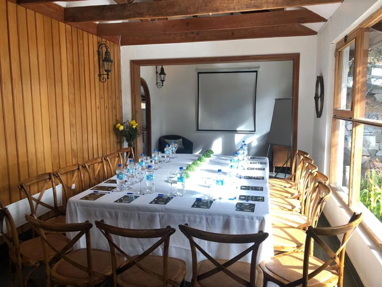 Seating area in Casa Arrayán