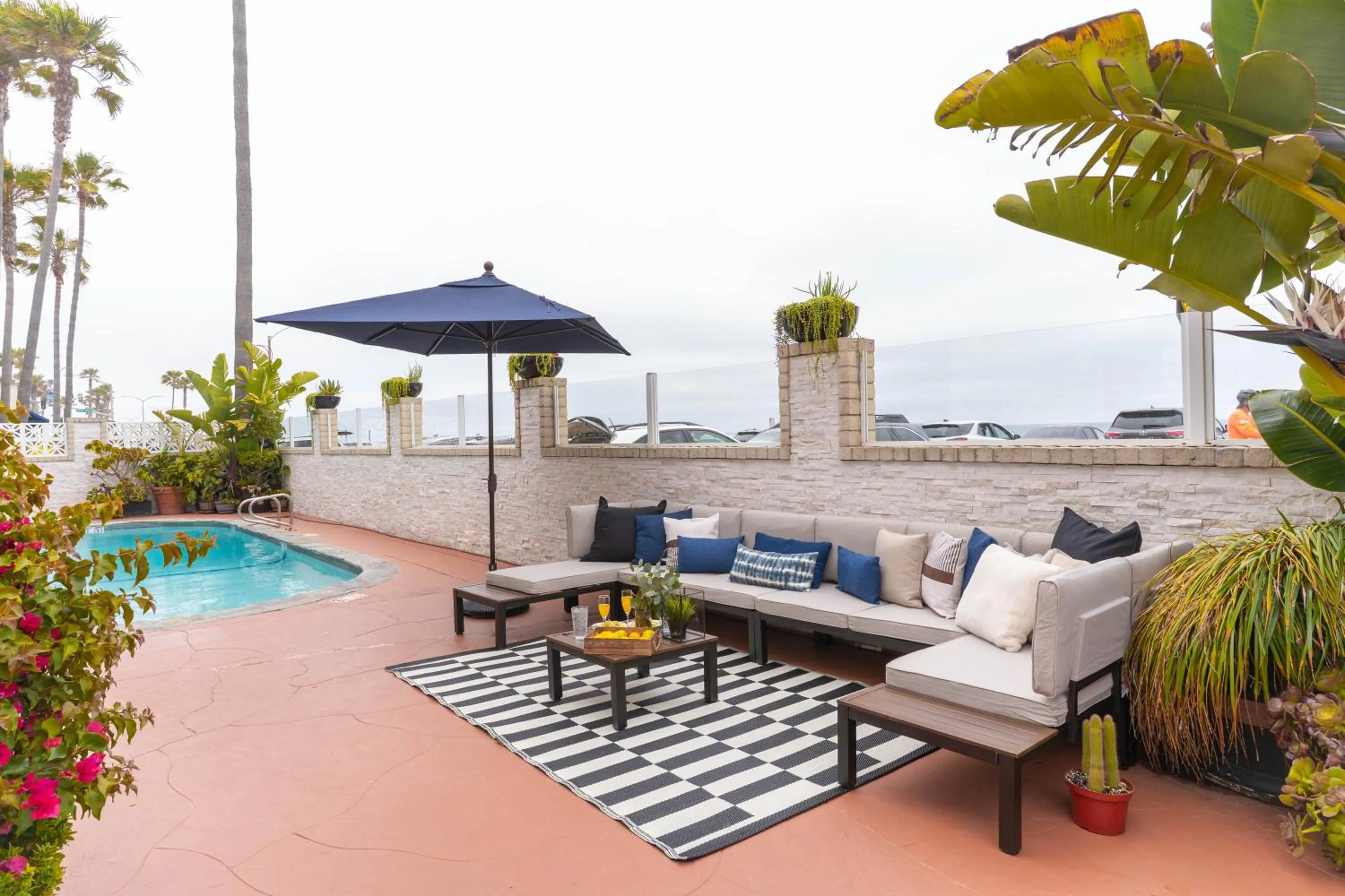 Patio in Beachwalk Villas