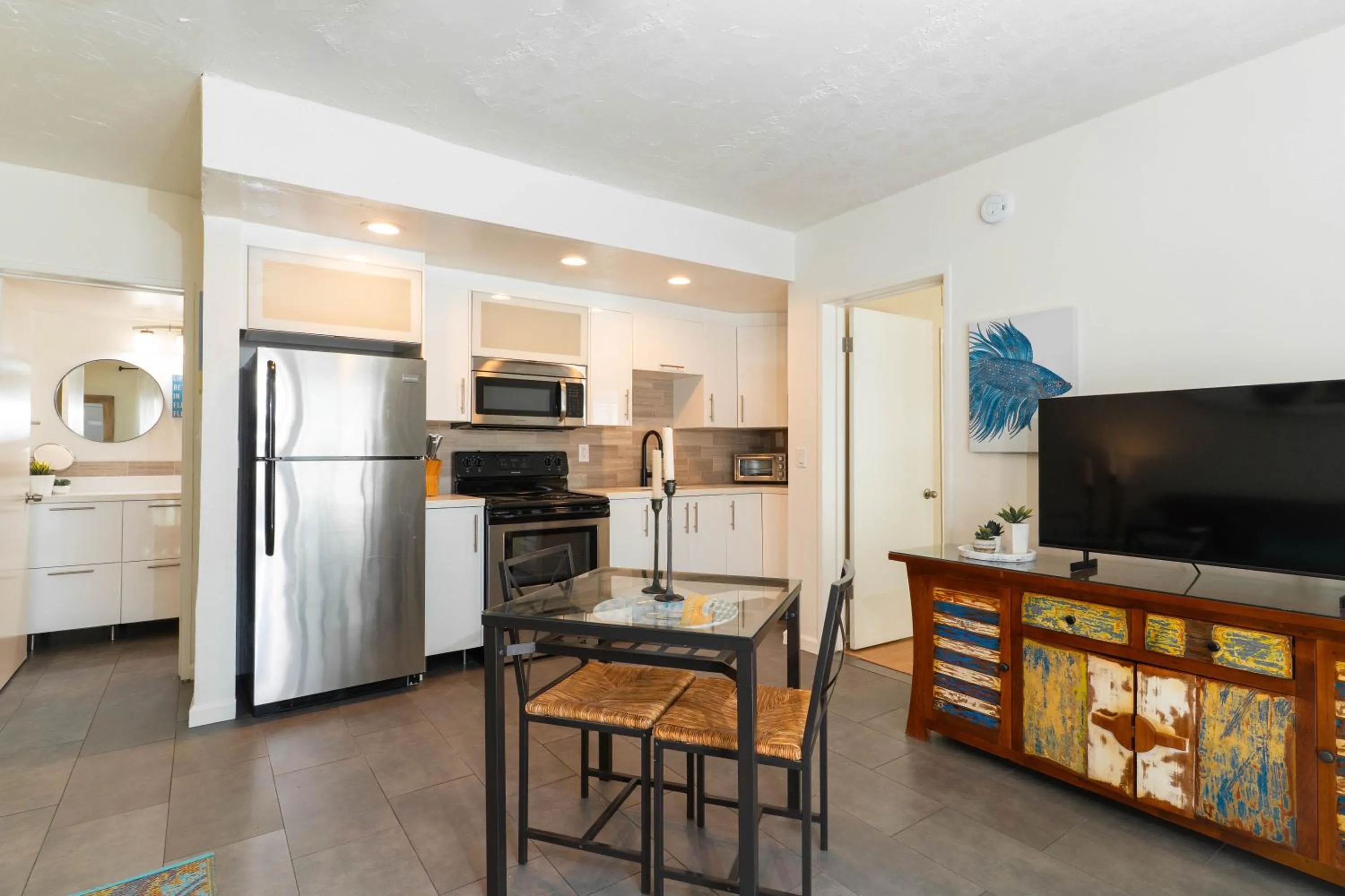 Kitchen or kitchenette in Beachwalk Villas