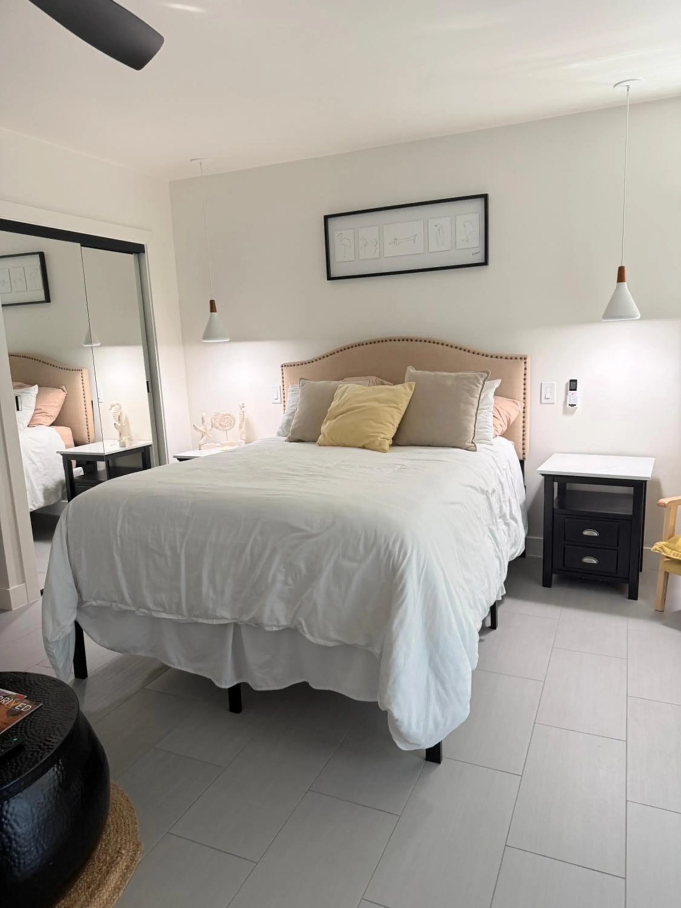 Bed in Beachwalk Villas