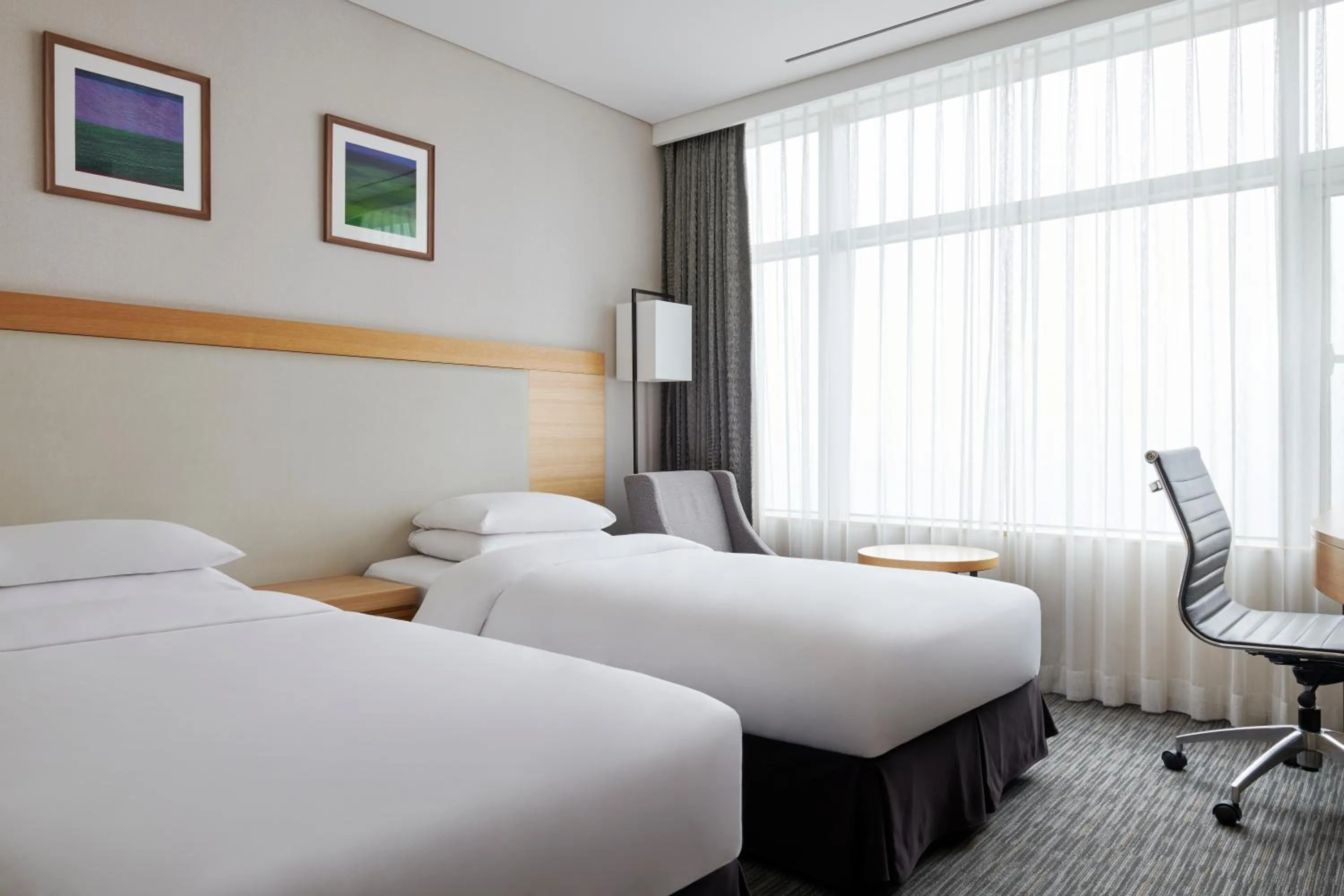 Bed in Lahan Hotel Pohang