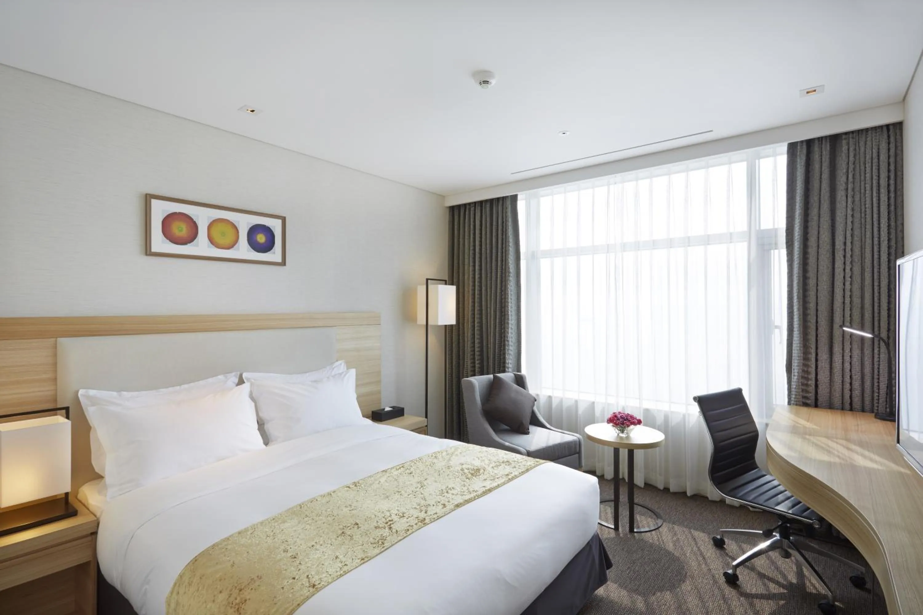 Bedroom, Bed in Lahan Hotel Pohang