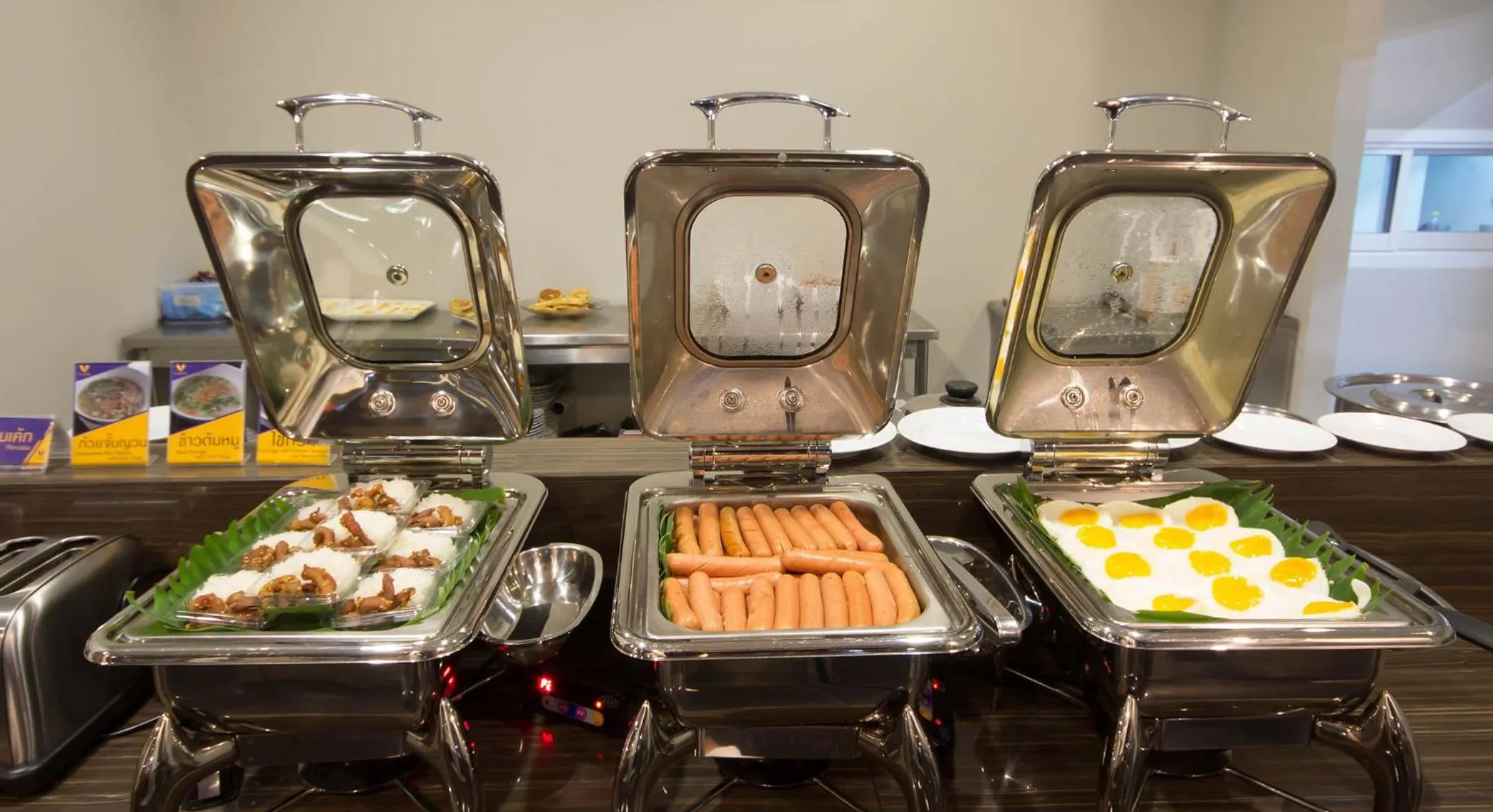 Buffet breakfast in V Hotel Ubon Ratchathani