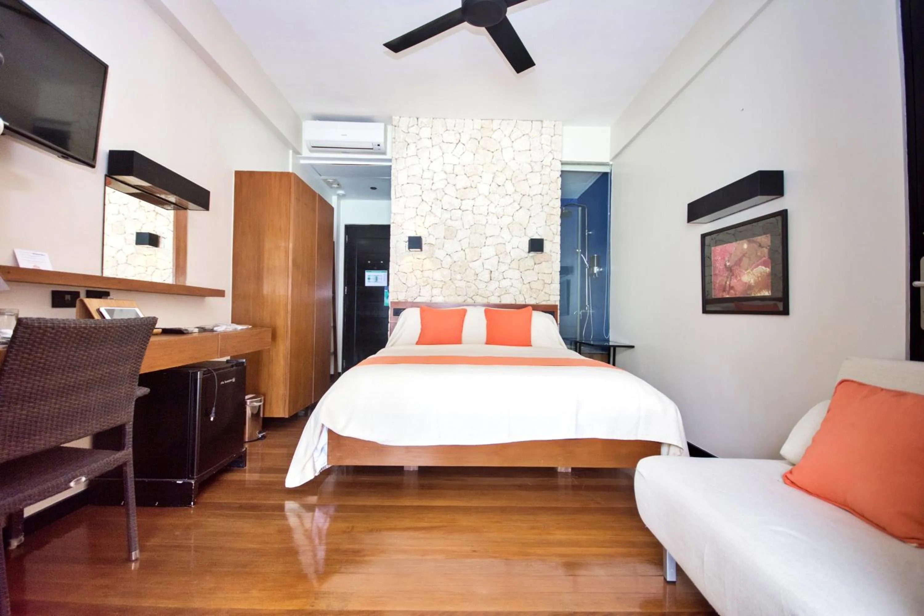 Bedroom, Bed in WaterColors Boracay Dive Resort