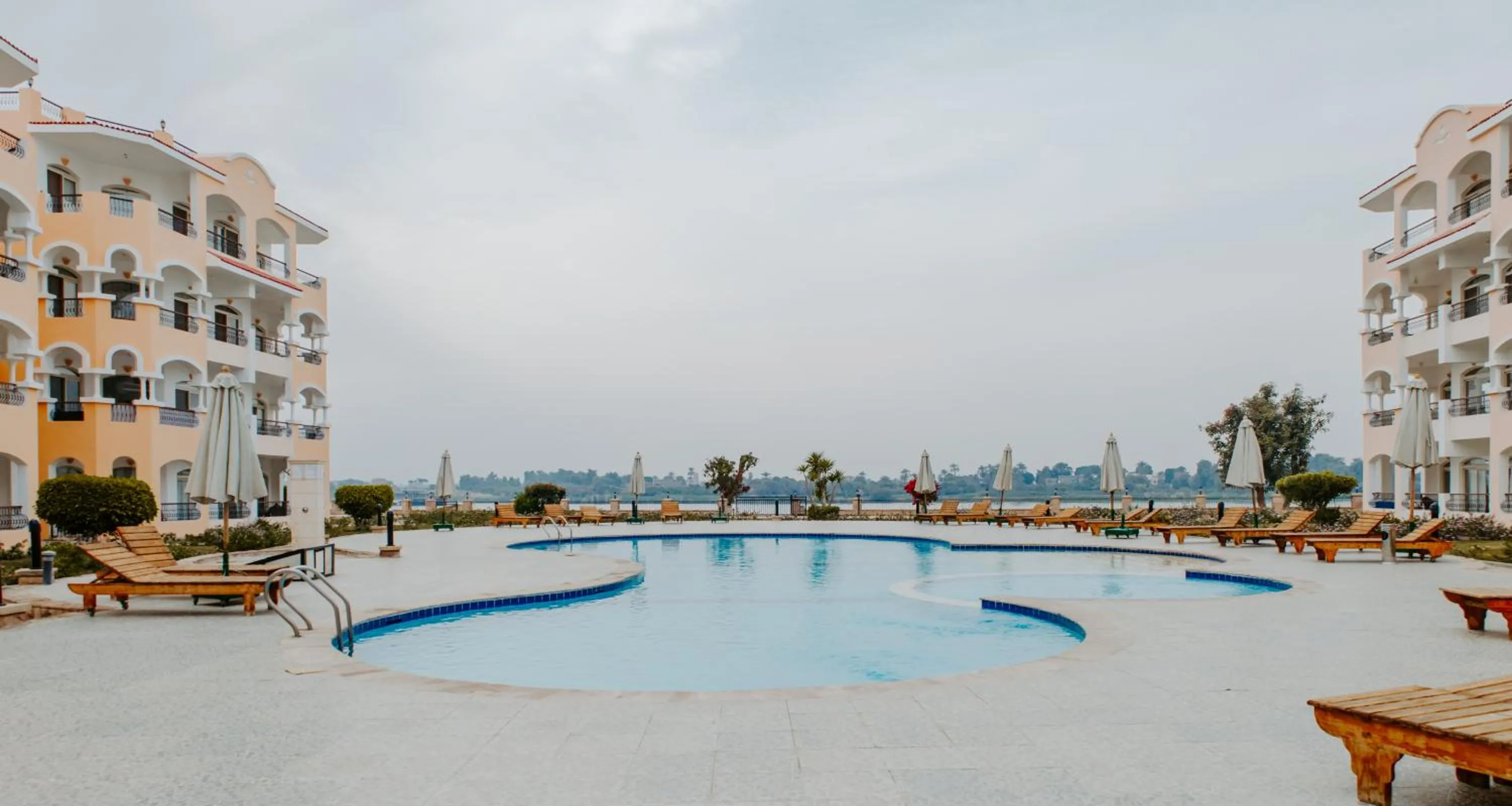 Property building in Aton Suites Luxor Resort East Bank Nile View