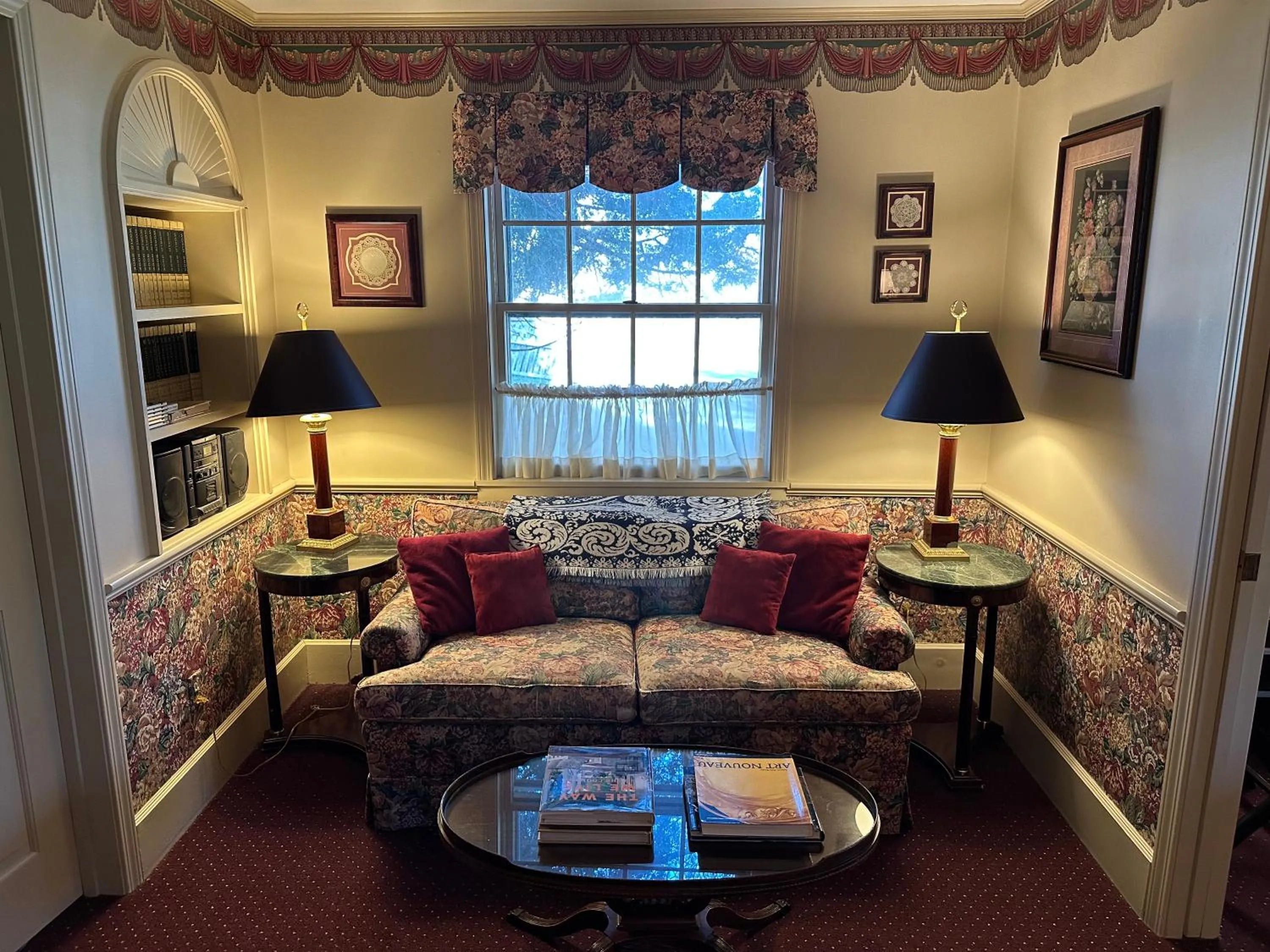Seating area in Asa Ransom House