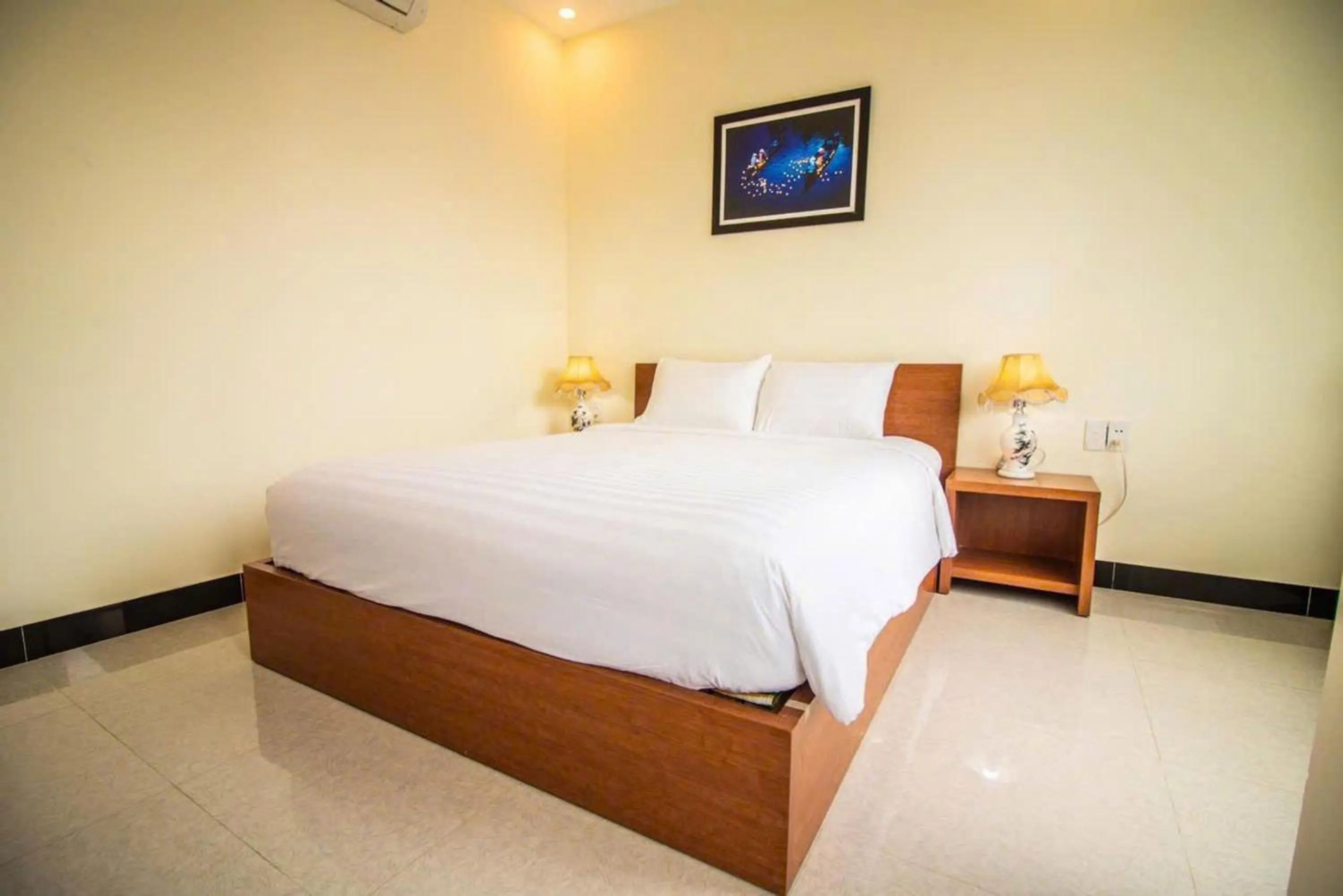 Bed in Gold Stone Hoi An Homestay