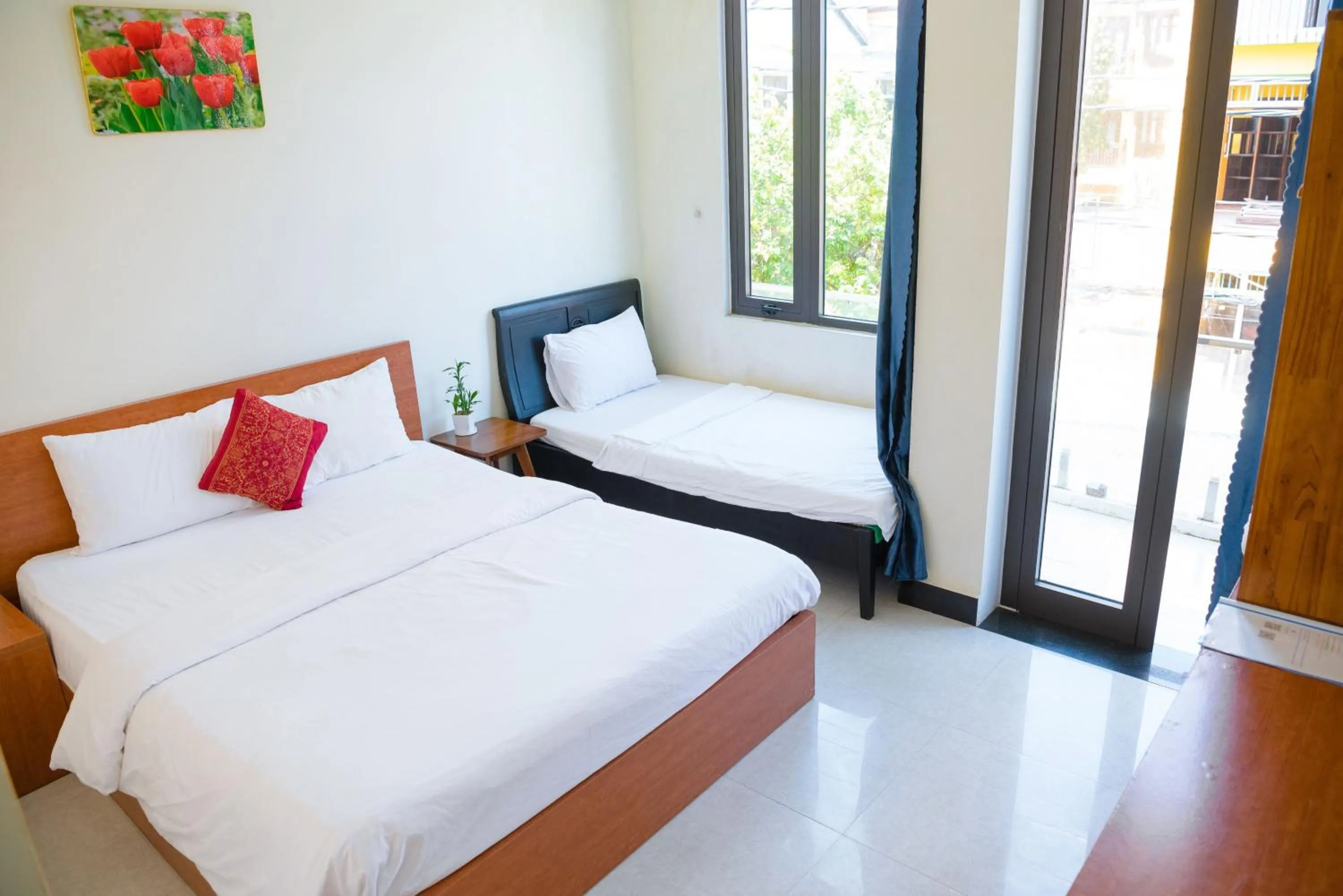 Bed in Gold Stone Hoi An Homestay