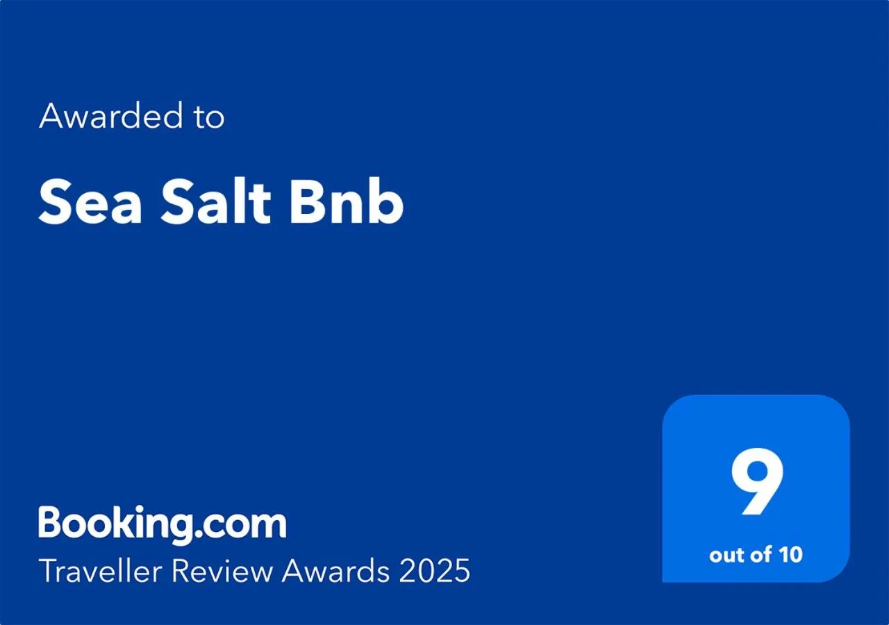 Certificate/Award in Sea Salt Bnb