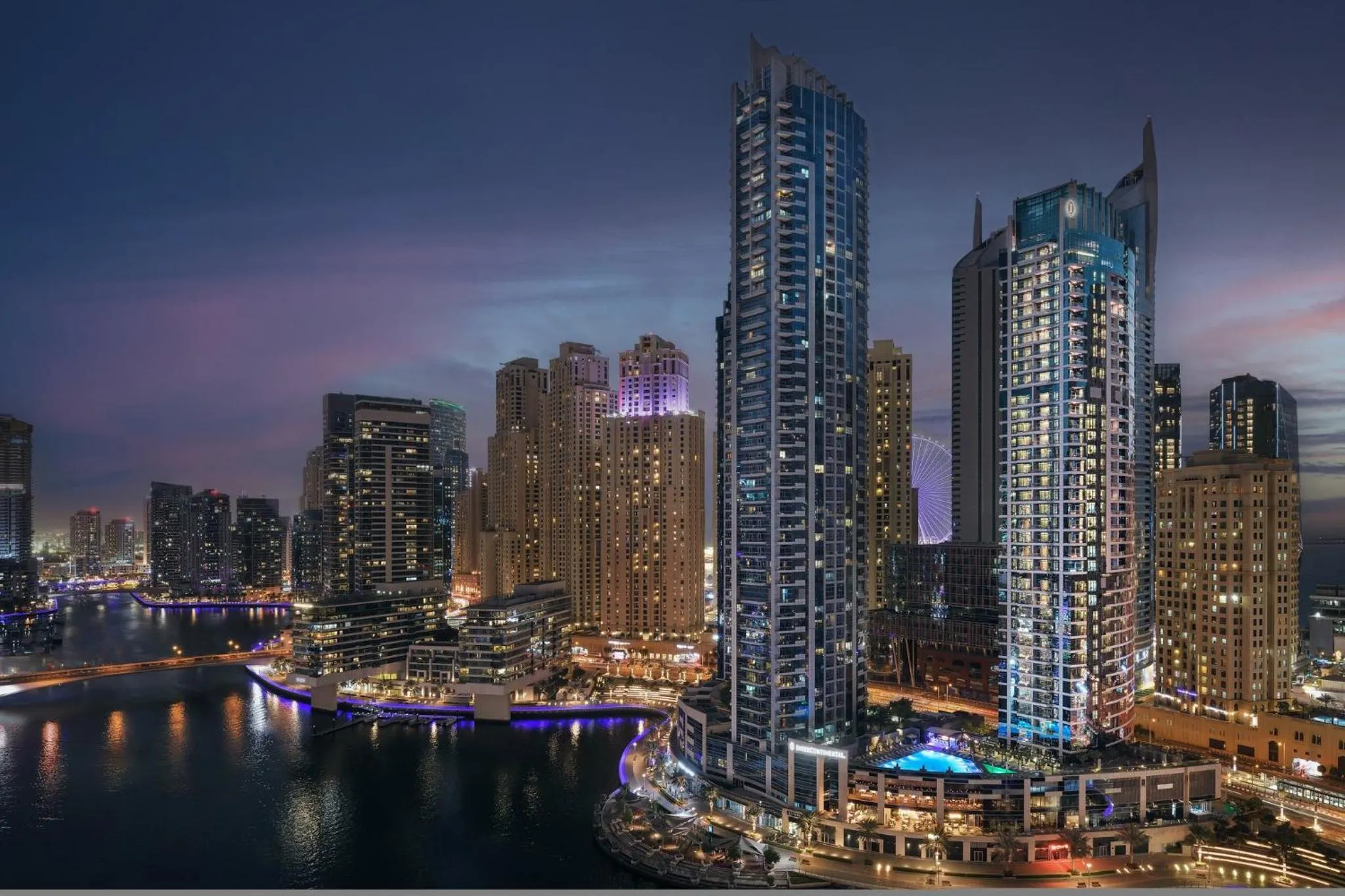 Property building in InterContinental Dubai Marina by IHG
