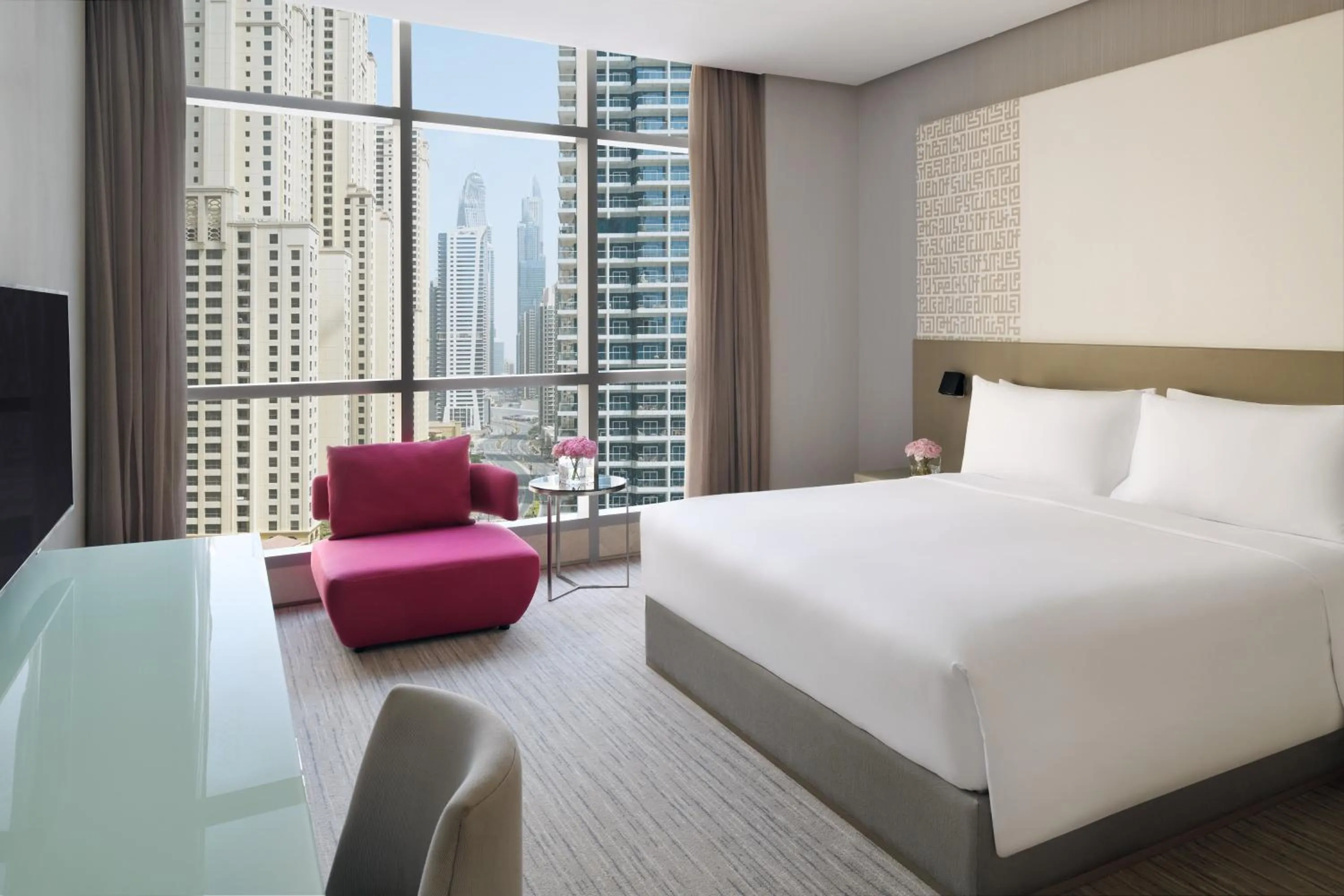 Photo of the whole room, Bed in InterContinental Dubai Marina by IHG