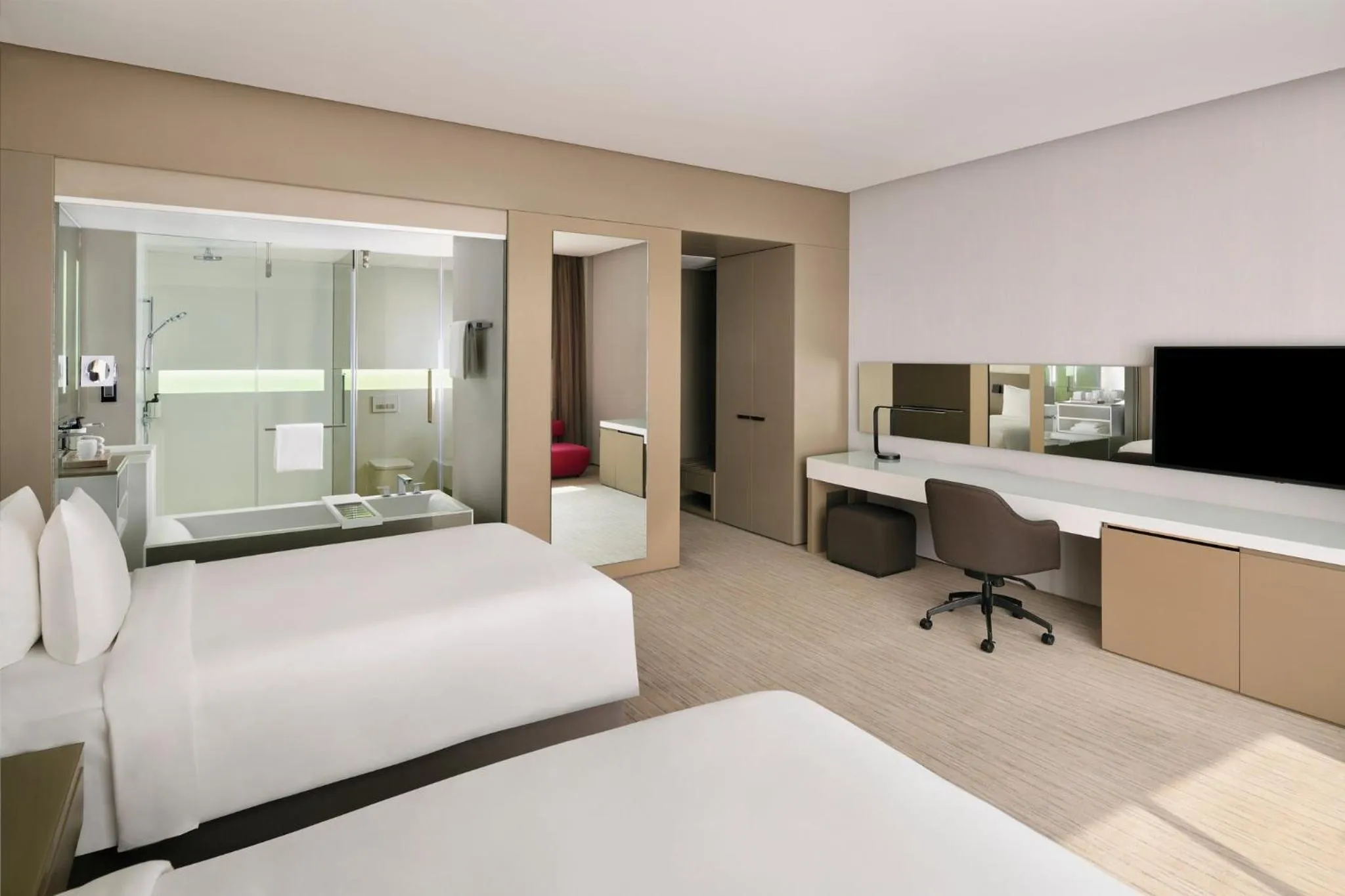 Photo of the whole room, Bed in InterContinental Dubai Marina by IHG