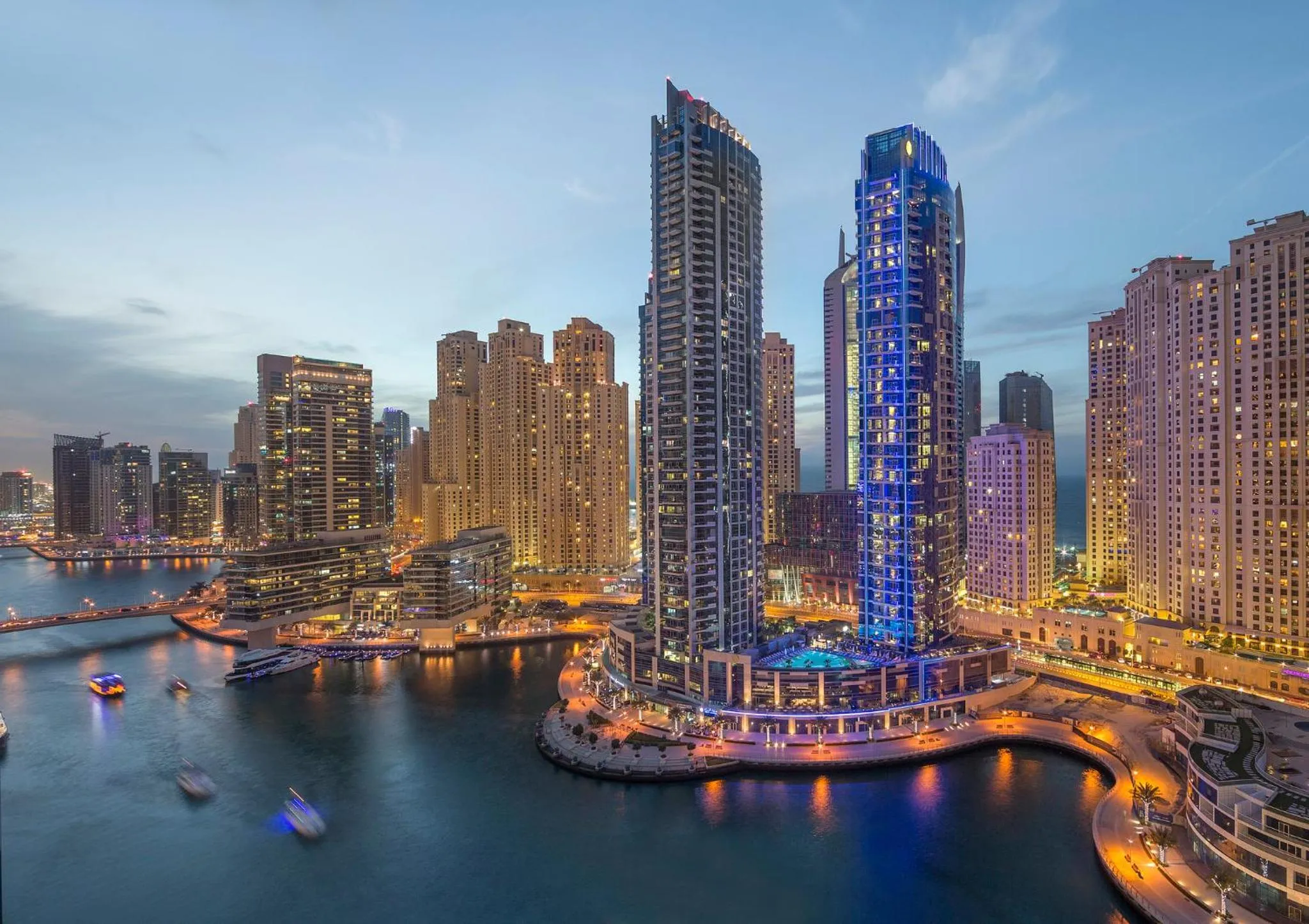 Property building in InterContinental Dubai Marina by IHG