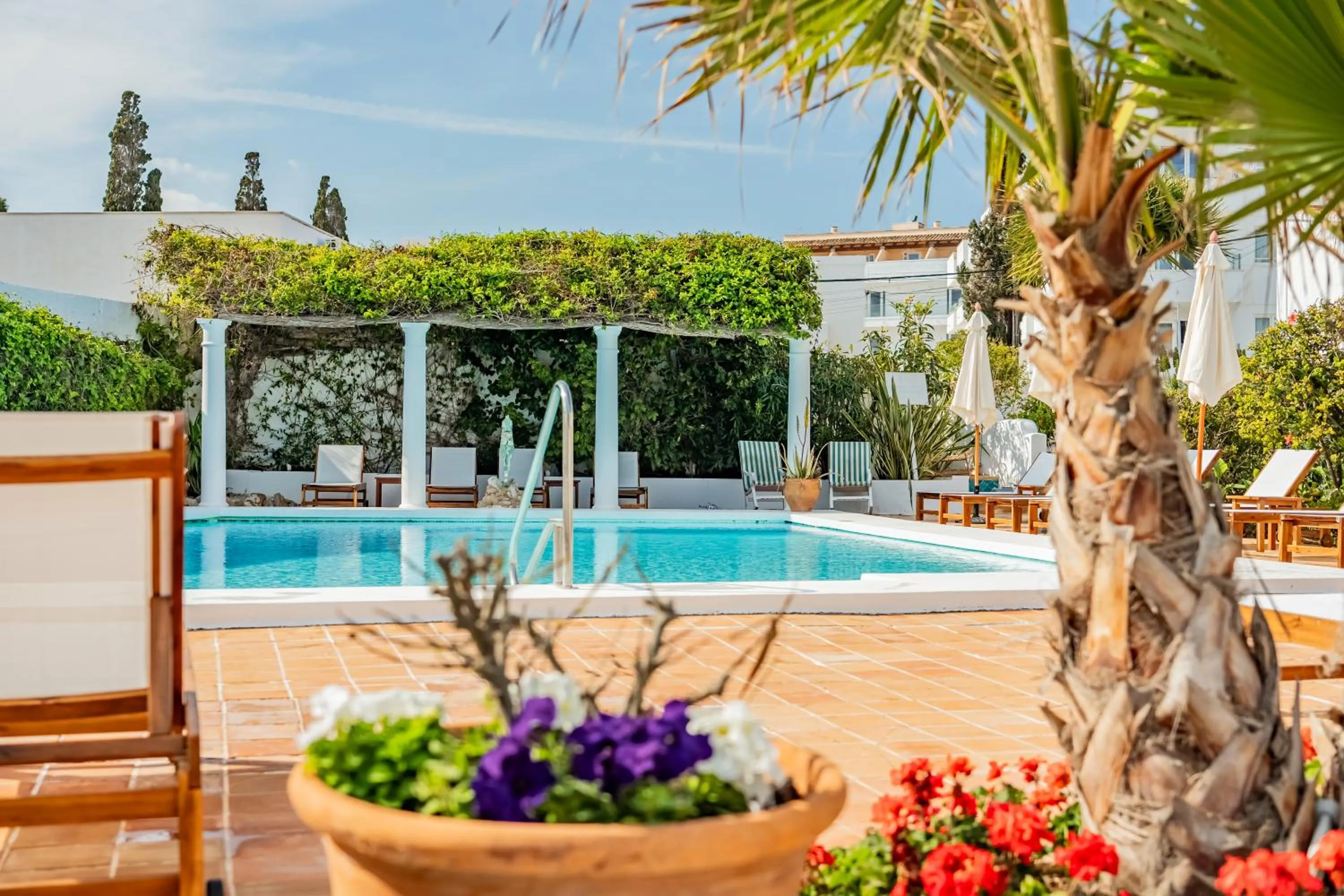 Pool view in The Sea Club