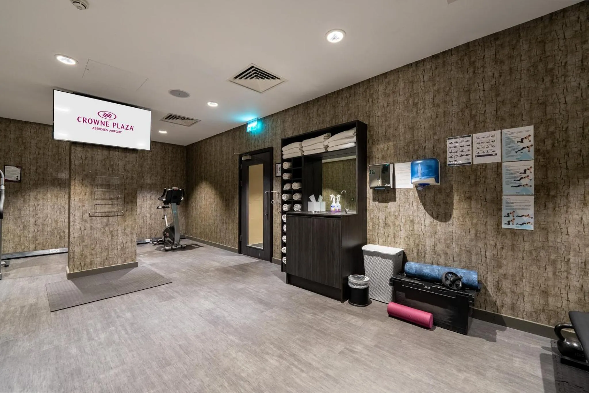 Fitness centre/facilities in Crowne Plaza Aberdeen Airport by IHG