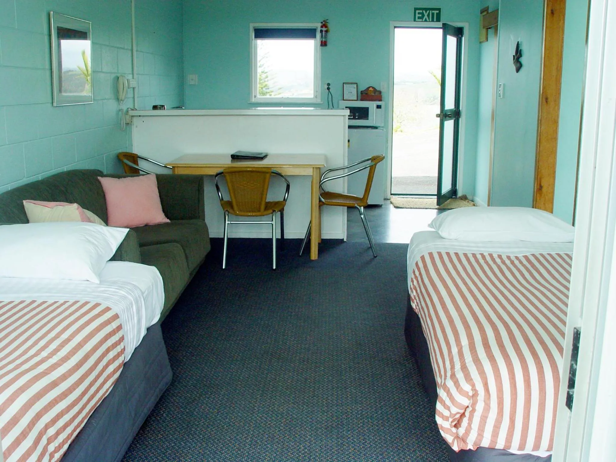 Bed in Mangonui Motel