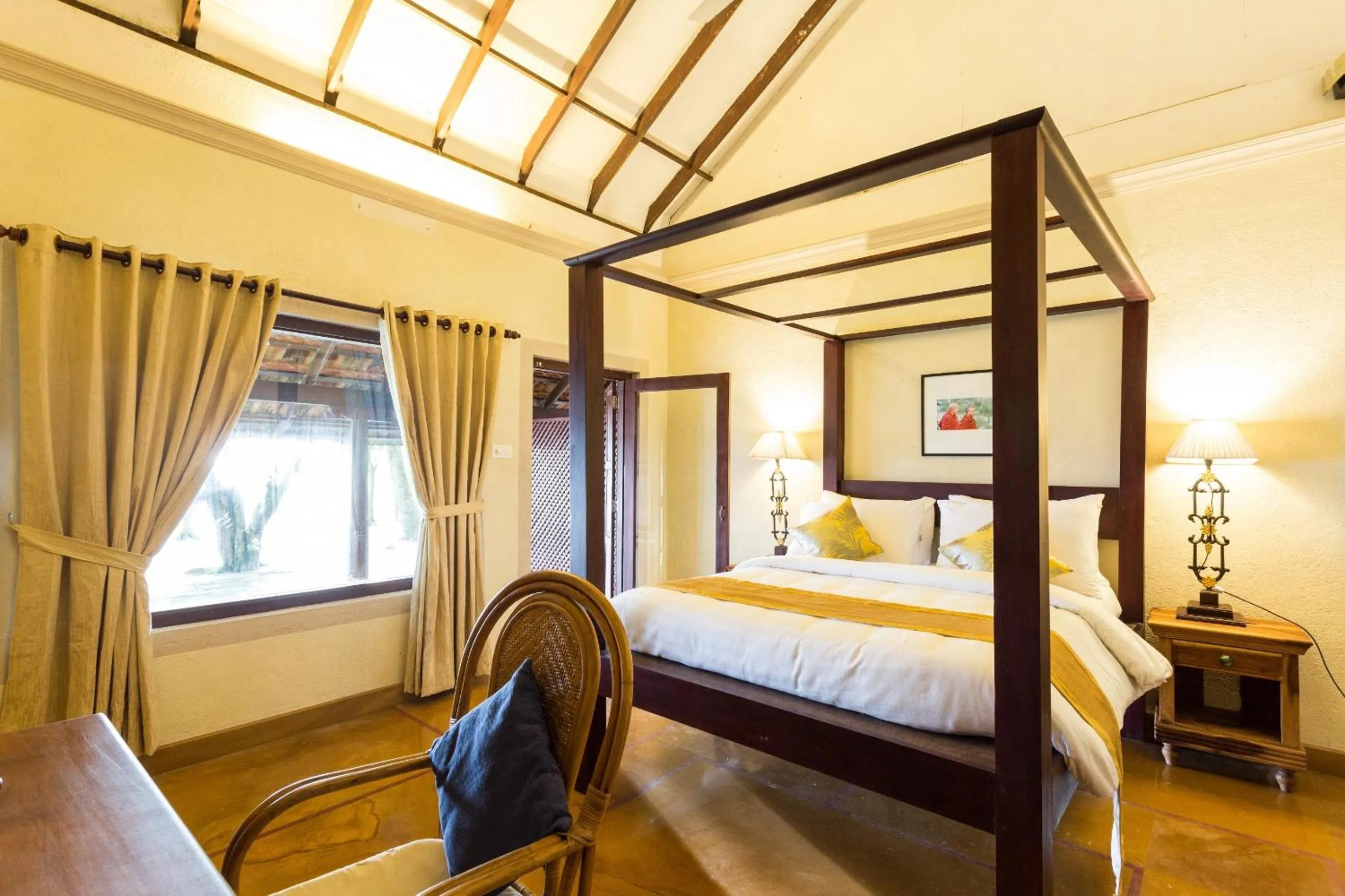 Decorative detail, Bed in Azure Tides Marari