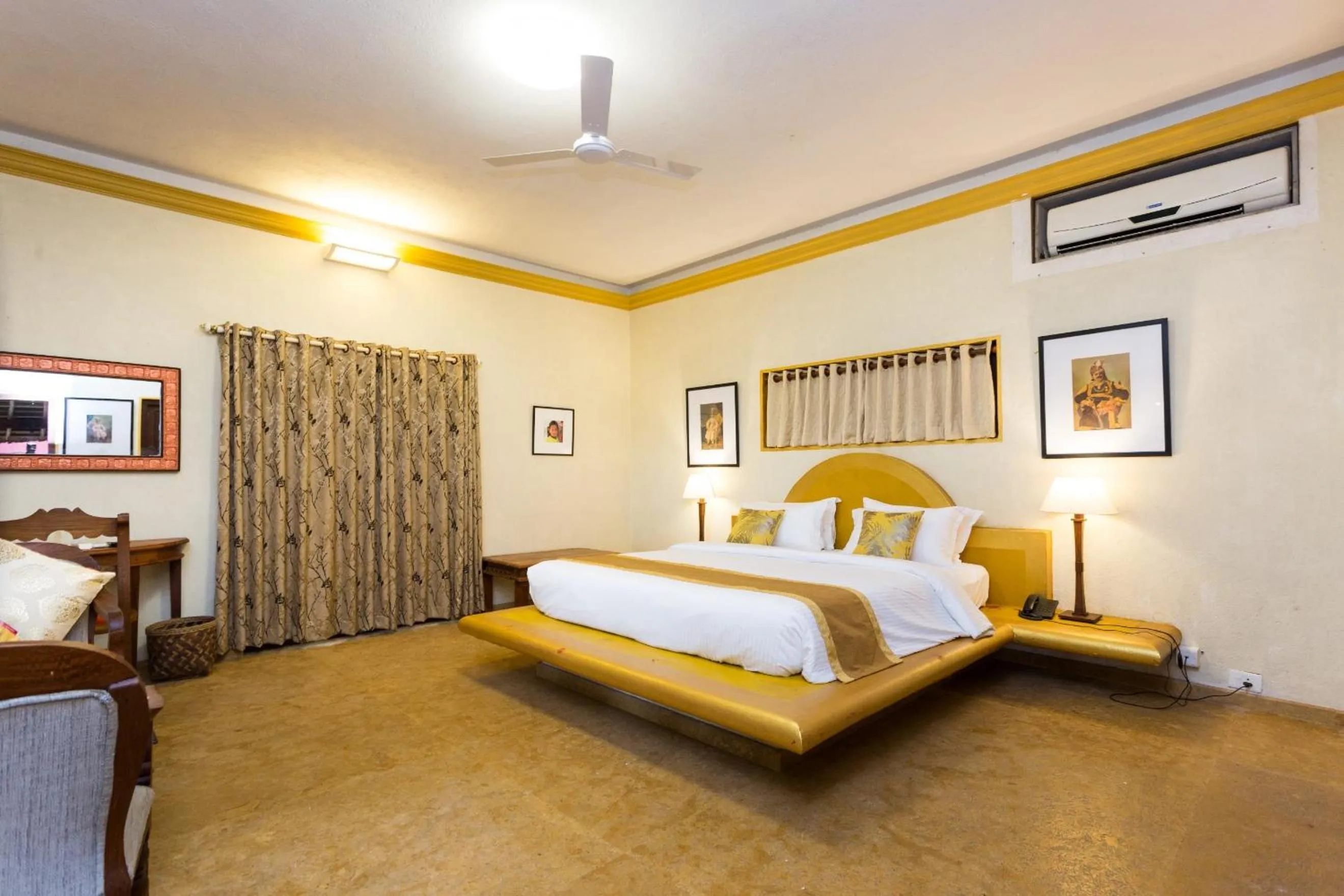 Decorative detail, Bed in Azure Tides Marari