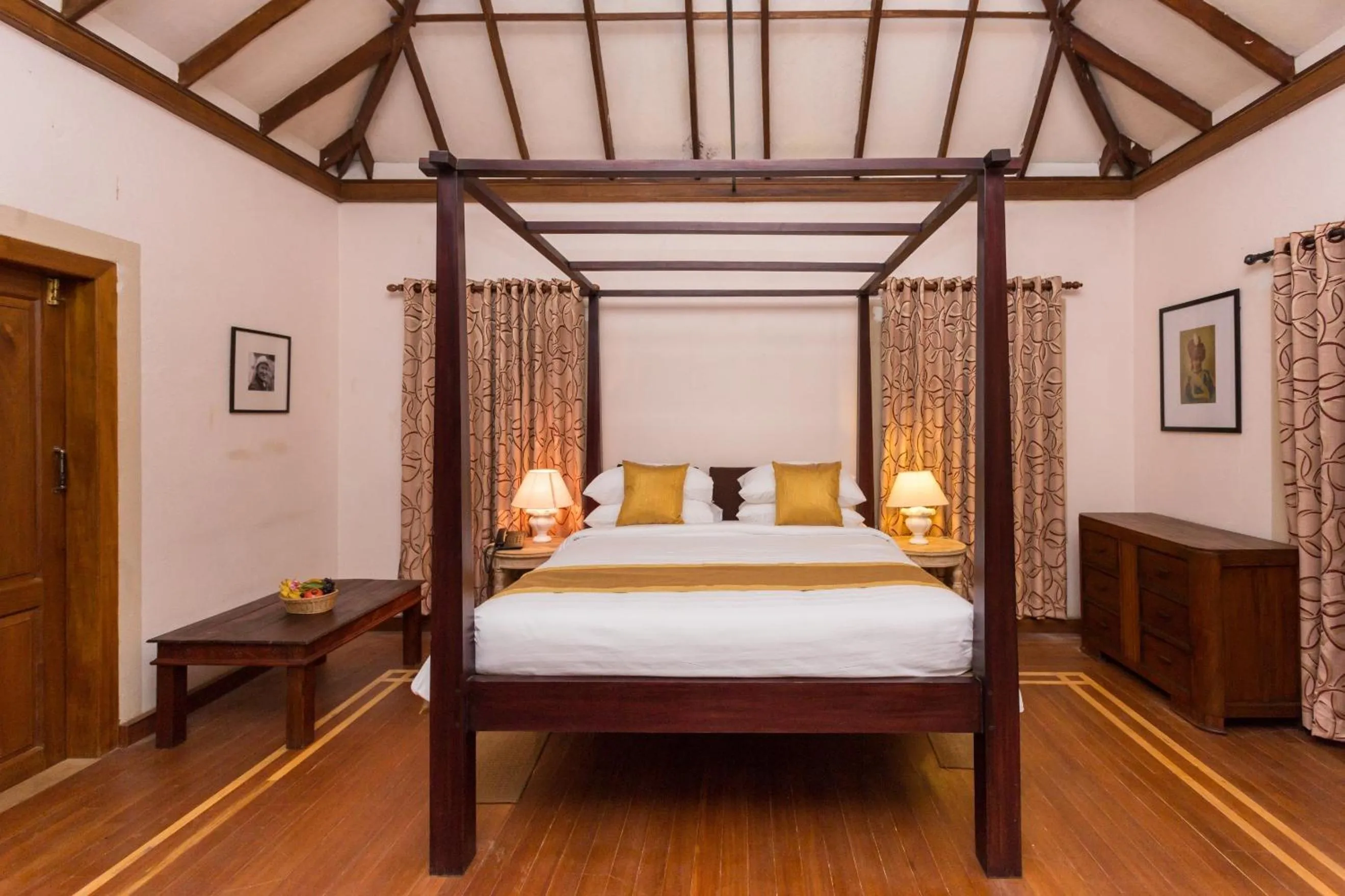 Decorative detail, Bed in Azure Tides Marari