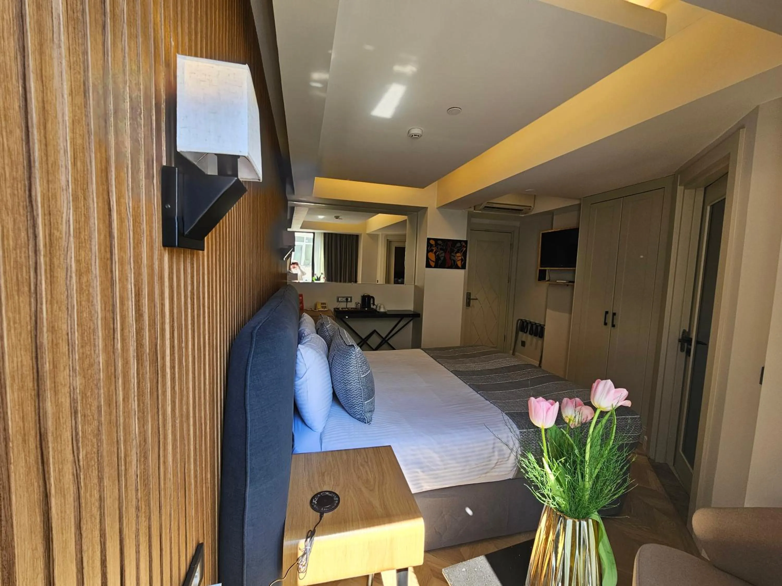 Photo of the whole room, Bed in Anthemis Hotel