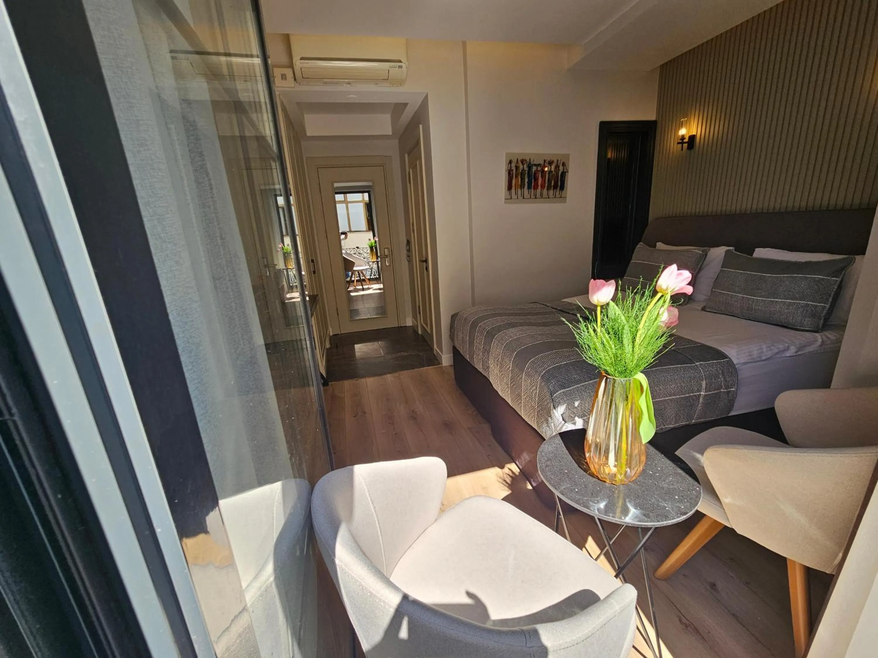 Bedroom in Anthemis Hotel