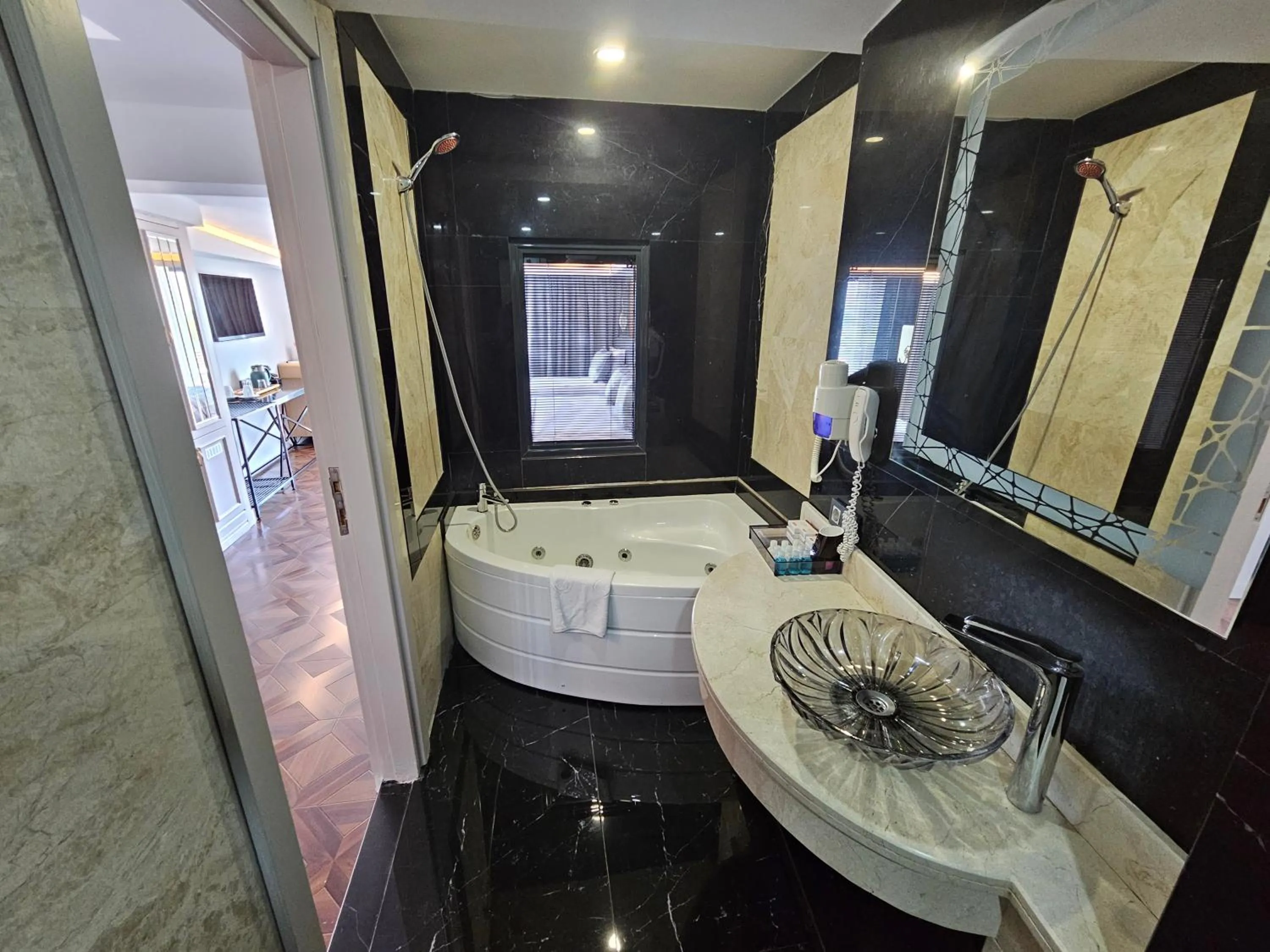 Bathroom in Anthemis Hotel