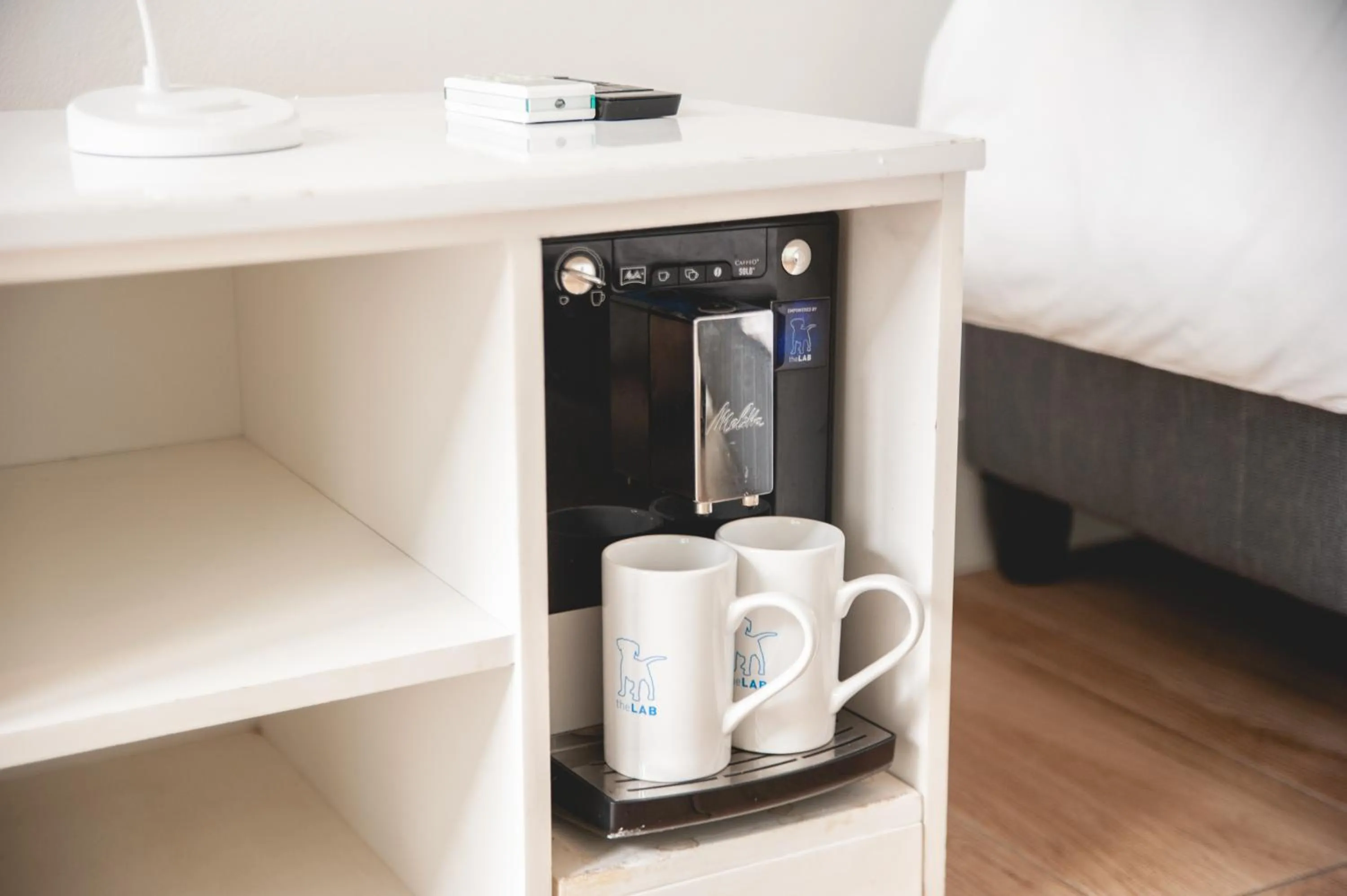 Coffee/tea facilities in theLAB Franschhoek