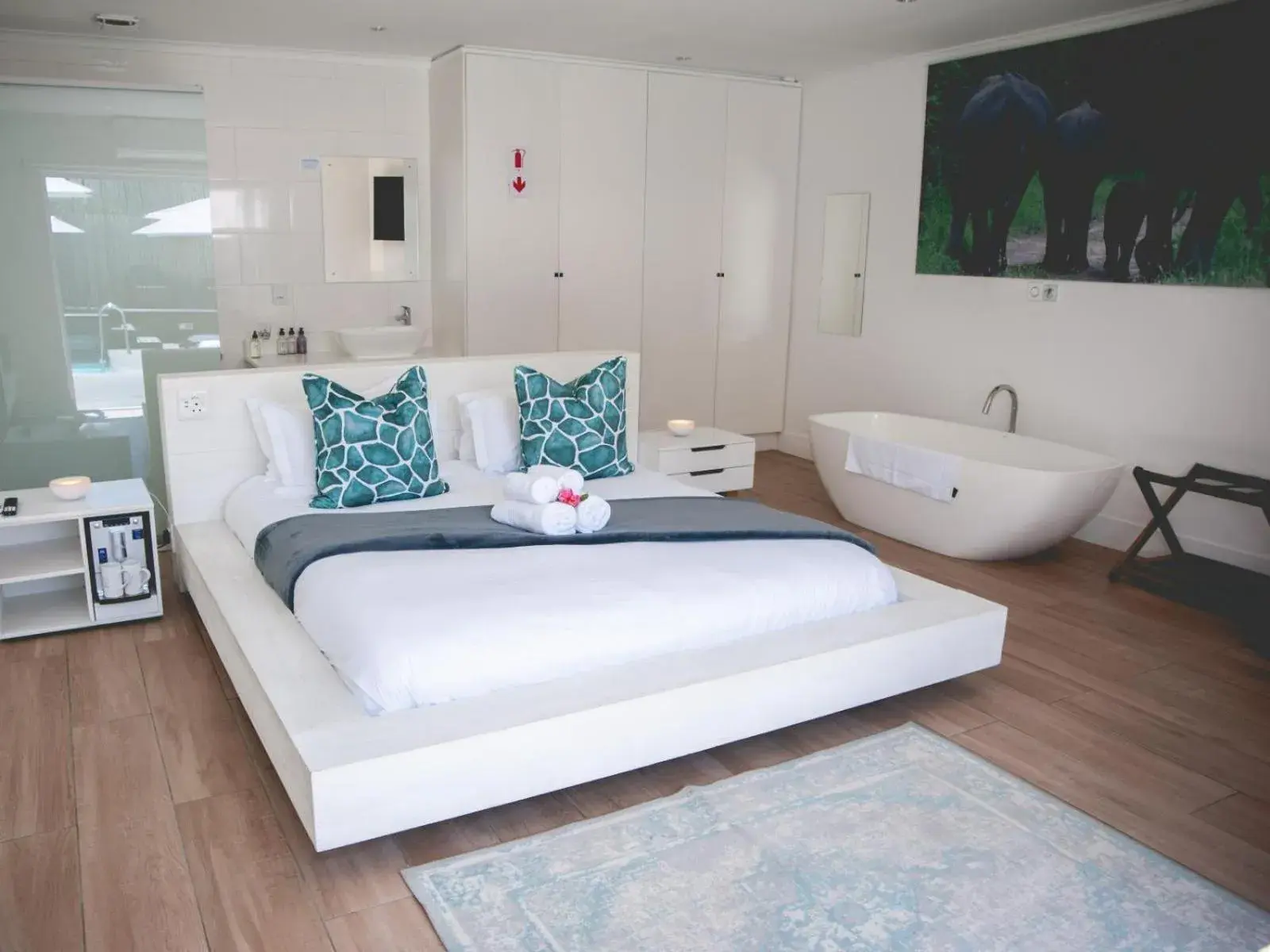 Superior King Room with Fireplace in theLAB Franschhoek Superior King Room with Fireplace in theLAB Franschhoek