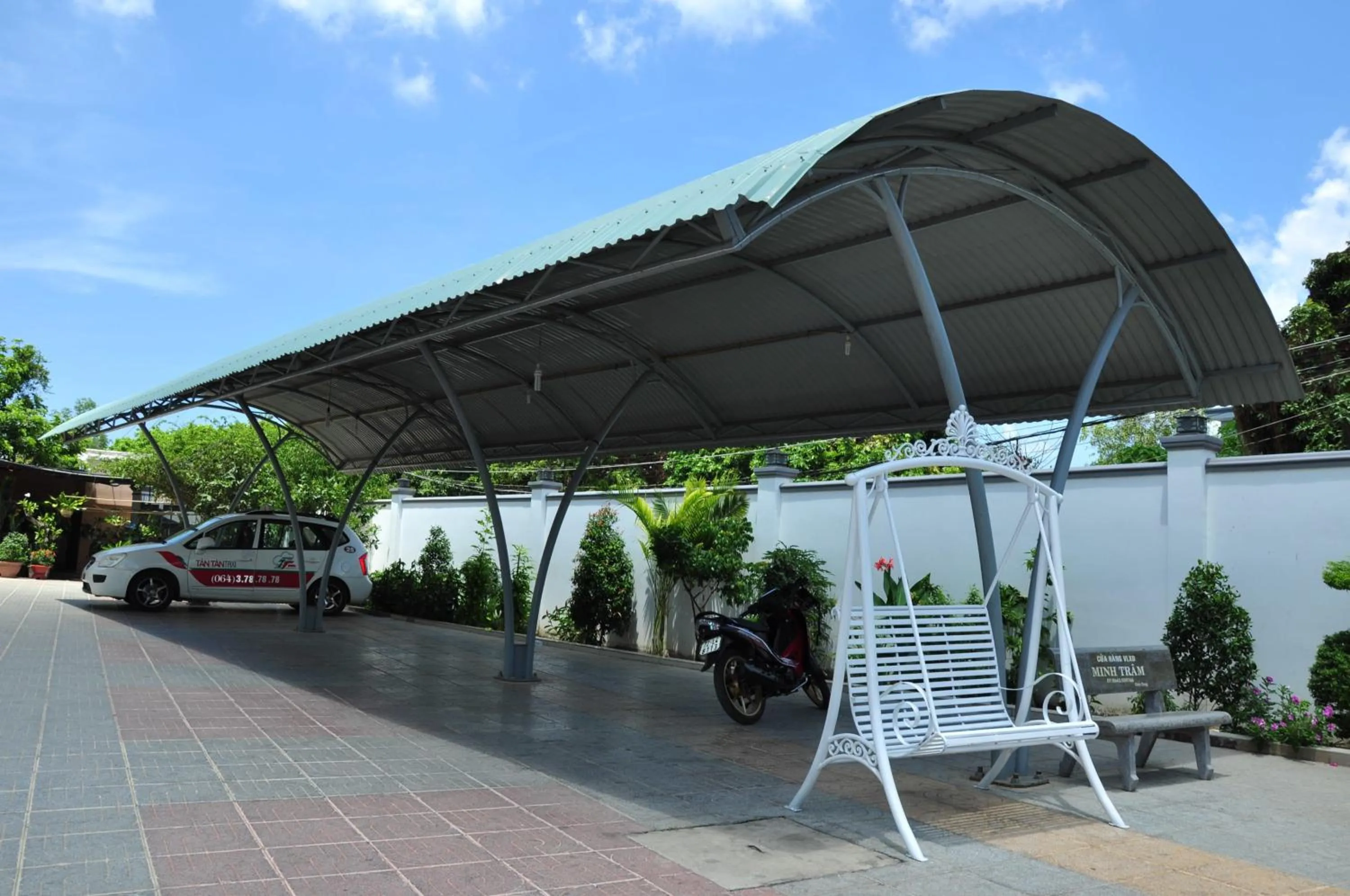 Garden view in Tan Duy Hotel