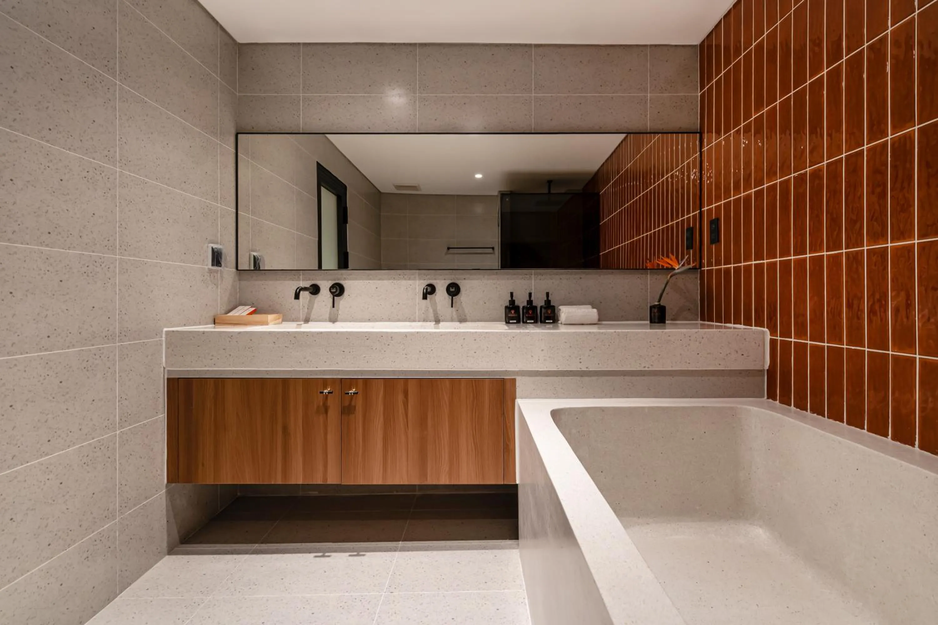 Bathroom in Metrolux City Contemporary Hotel