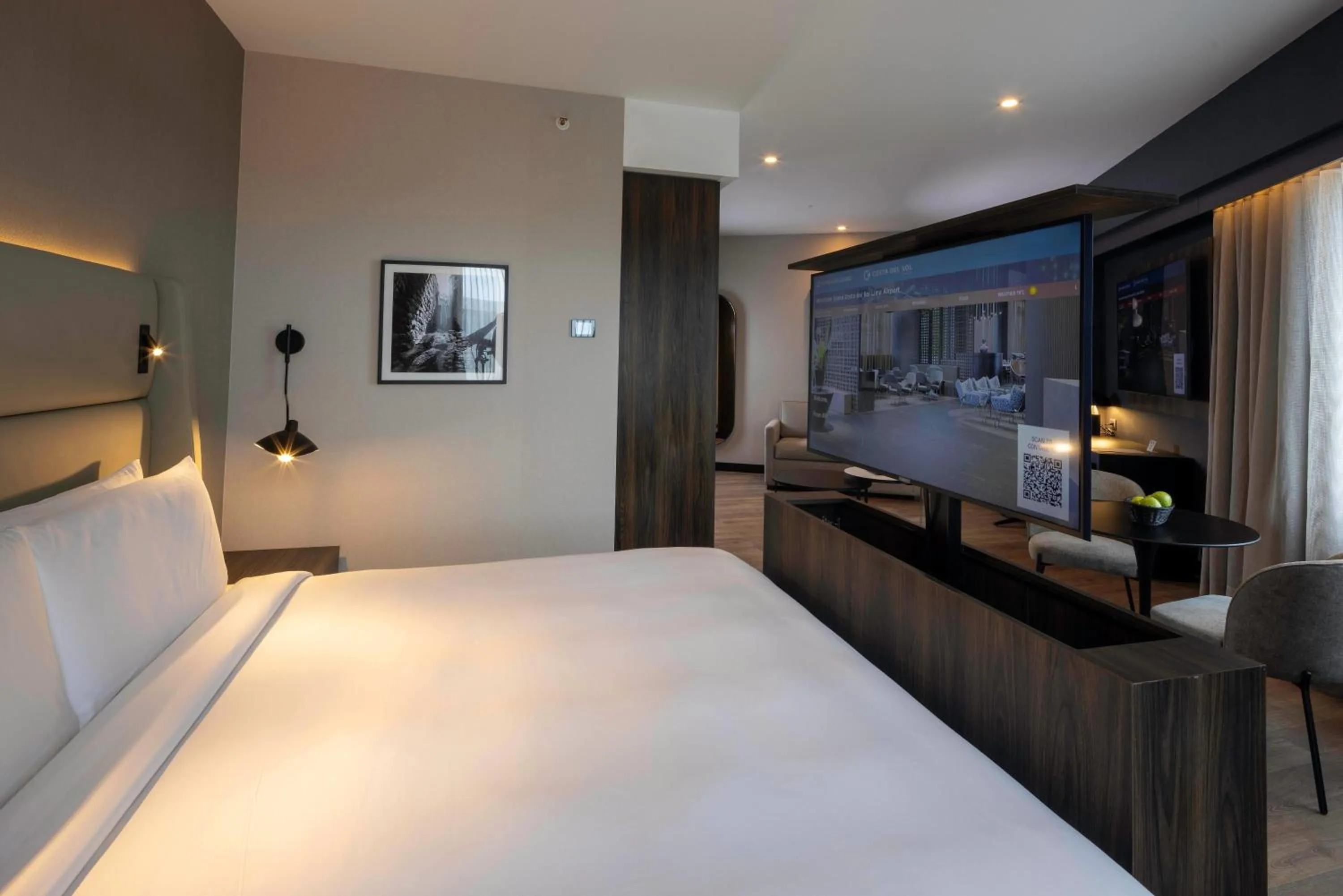 Photo of the whole room, Bed in Wyndham Grand Costa Del Sol Lima Airport