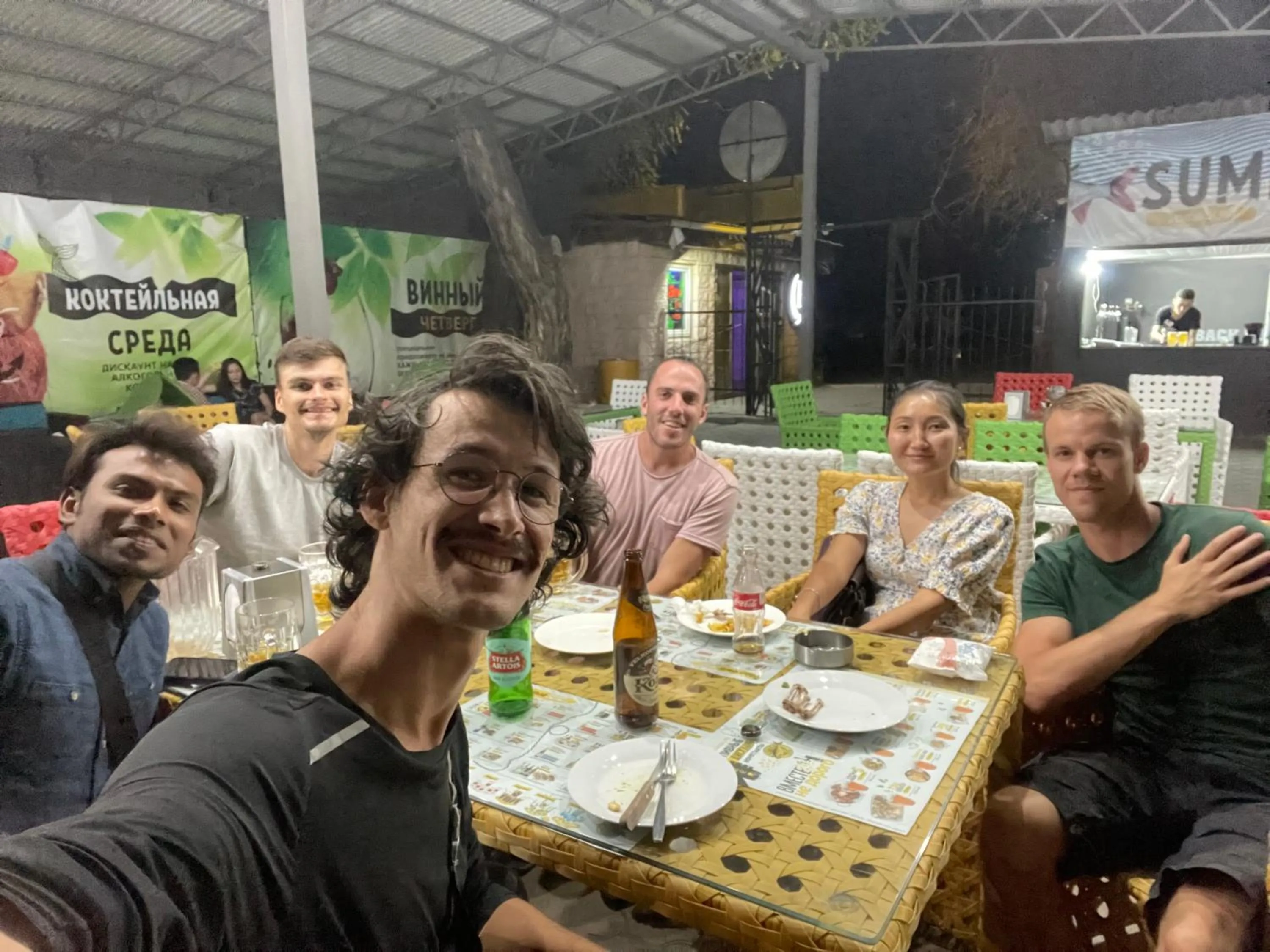 Food and drinks in Apple Hostel Bishkek