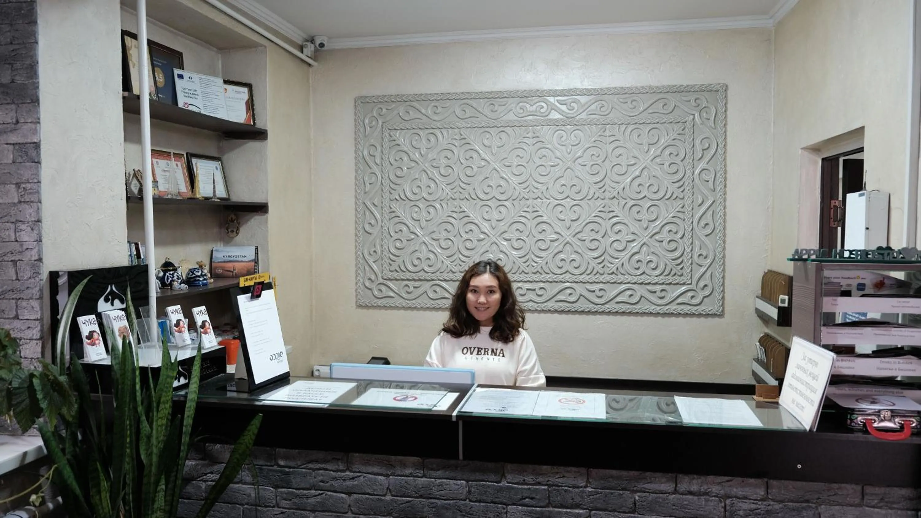 People in Apple Hostel Bishkek