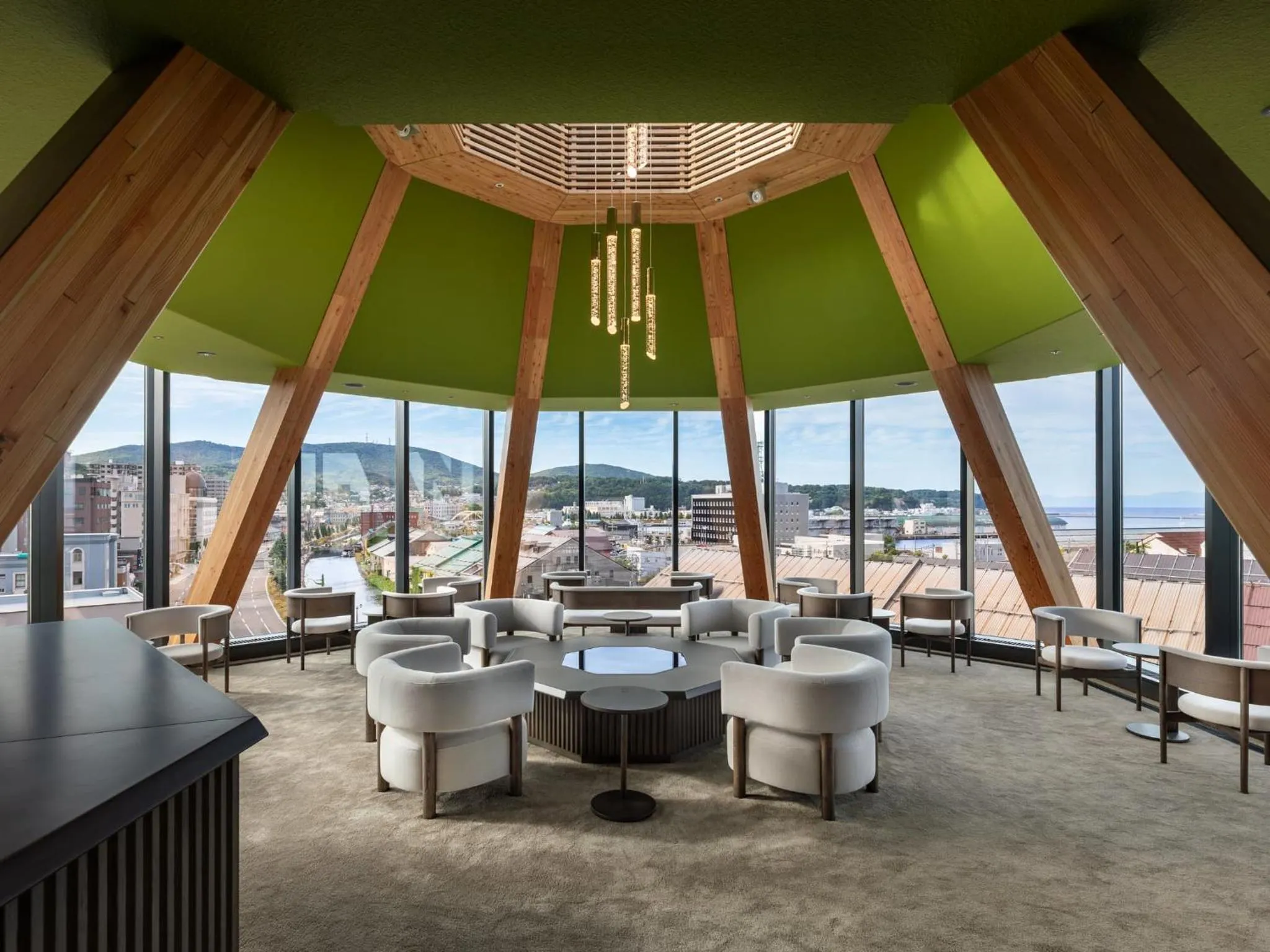 Lounge or bar in Granbell Hotel Otaru