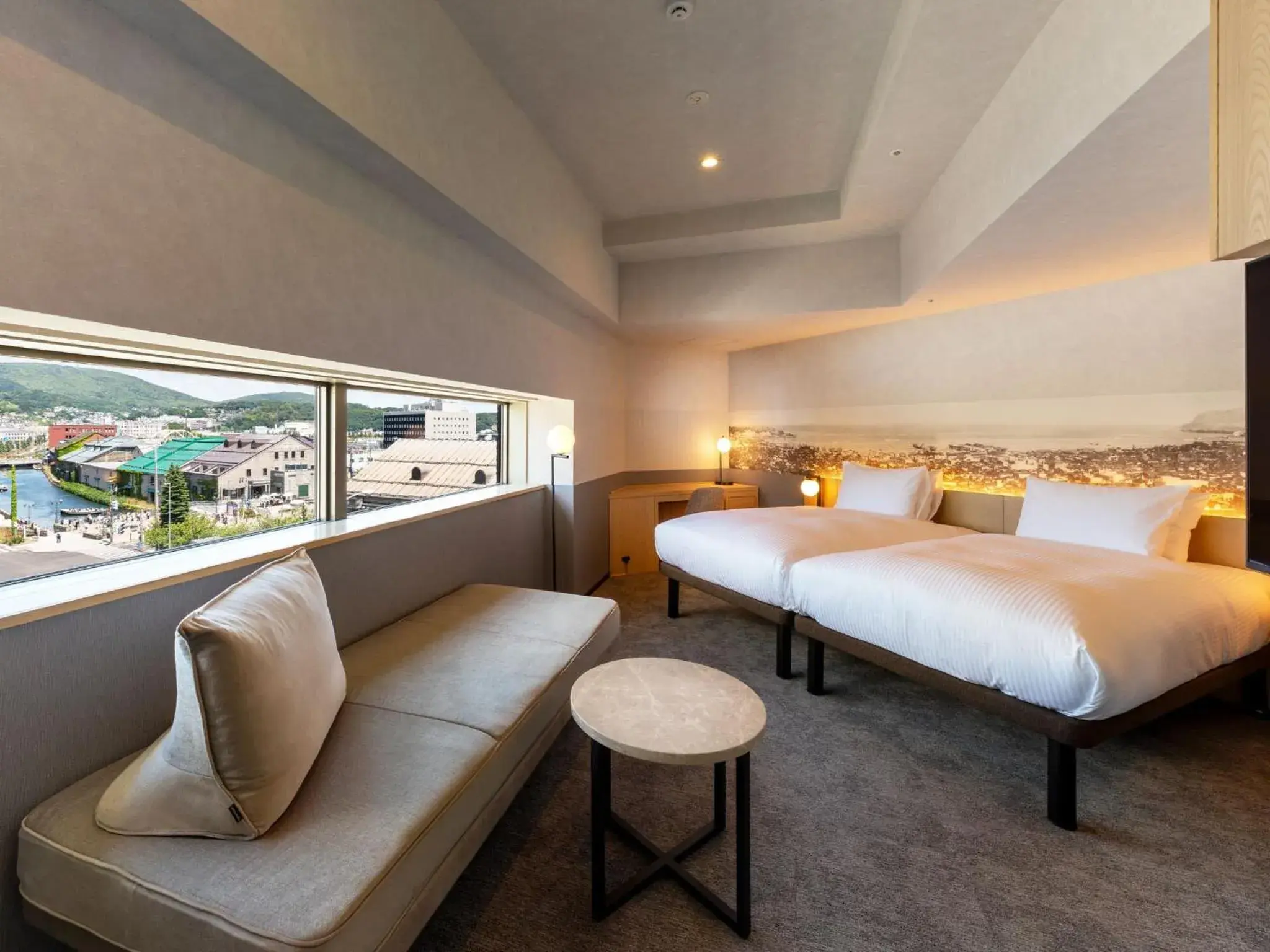 Deluxe Twin Room with Canal View - single occupancy - Non-Smoking in Granbell Hotel Otaru Deluxe Twin Room with Canal View - single occupancy - Non-Smoking in Granbell Hotel Otaru