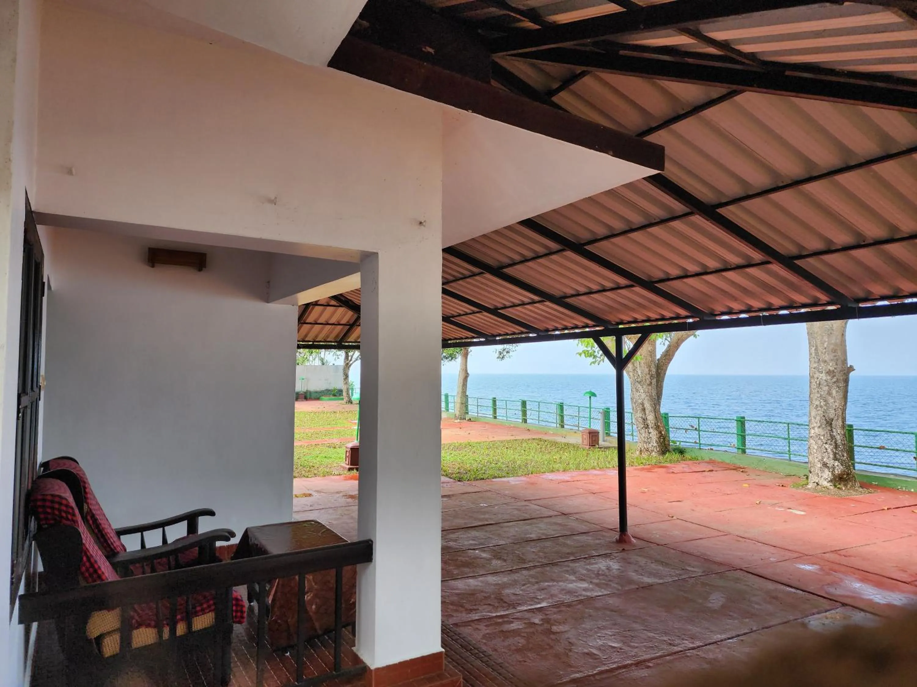 Patio in ILLIKKALAM Lakeside Cottages Kumarakom Kerala