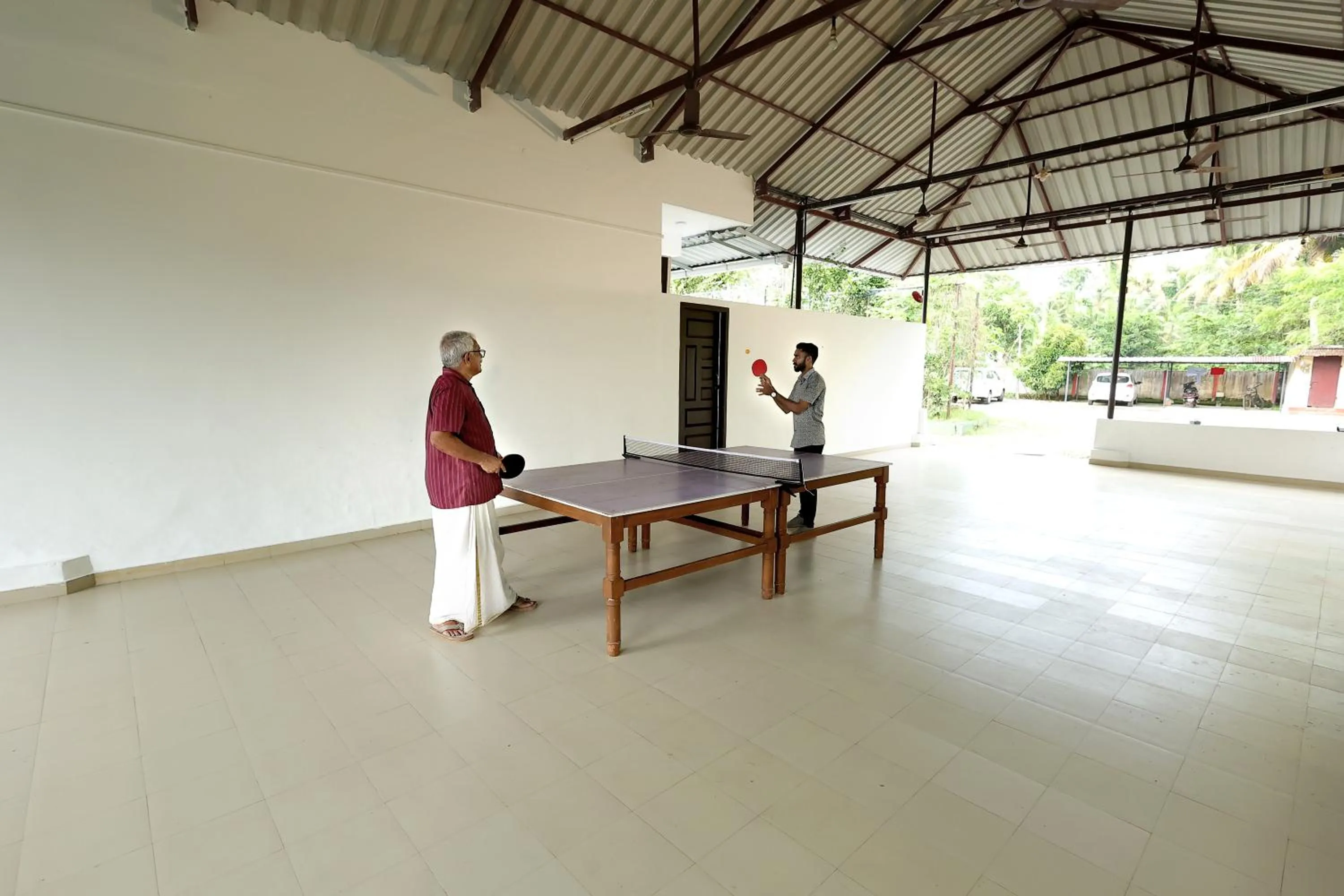 Table tennis in ILLIKKALAM Lakeside Cottages Kumarakom Kerala