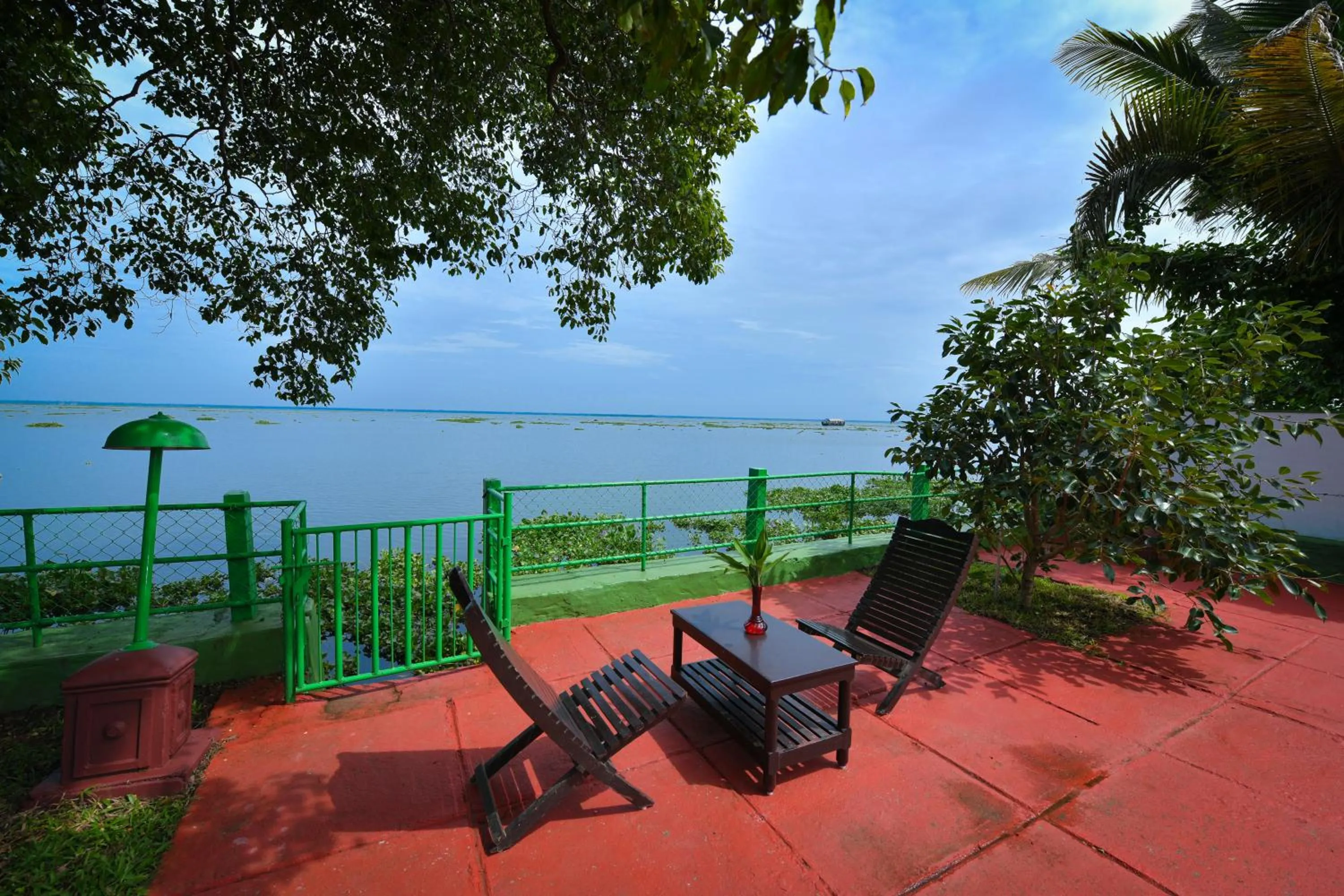 View (from property/room) in ILLIKKALAM Lakeside Cottages Kumarakom Kerala