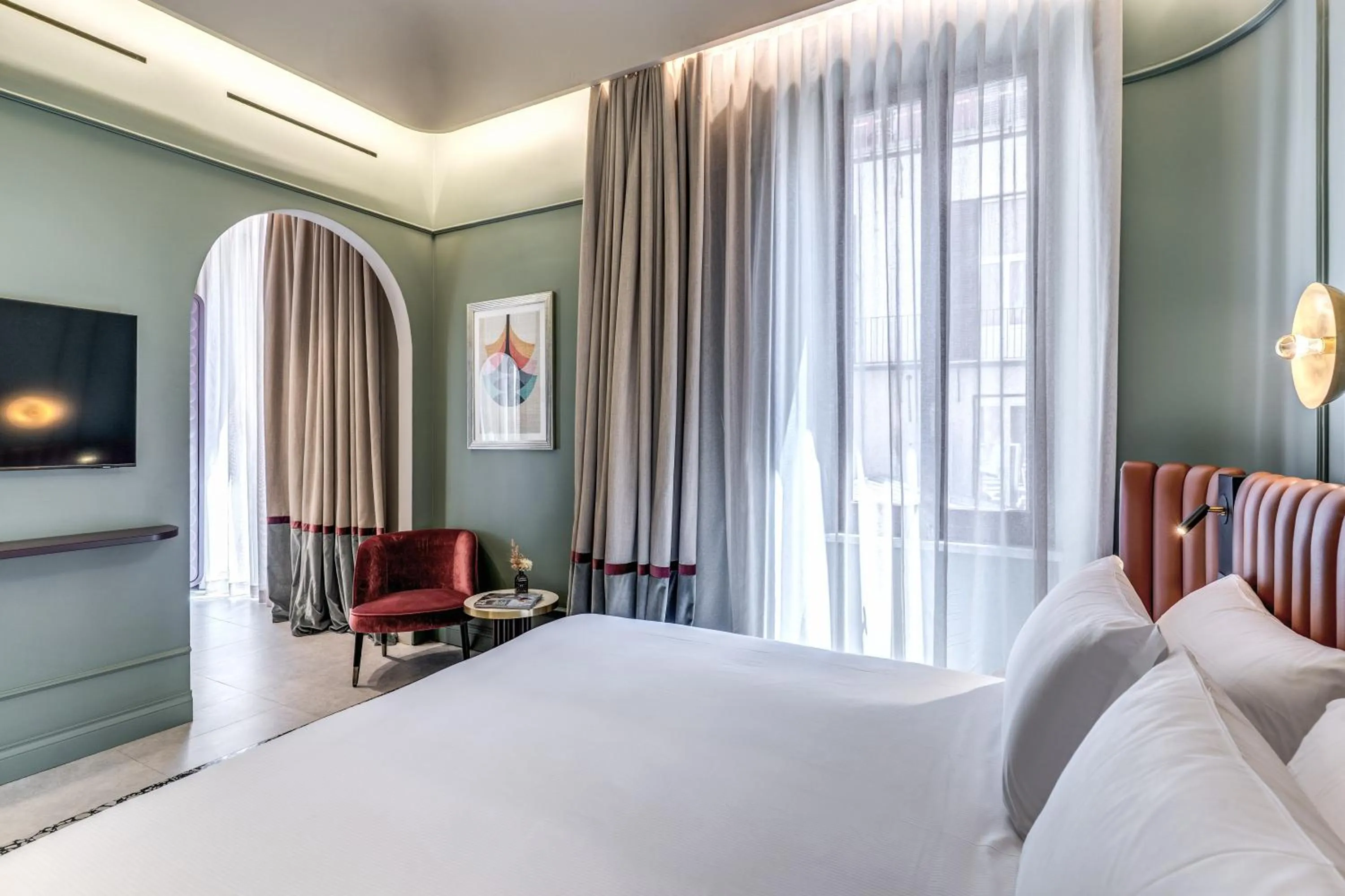 Bed in Dimora Coppelle - Adults Only