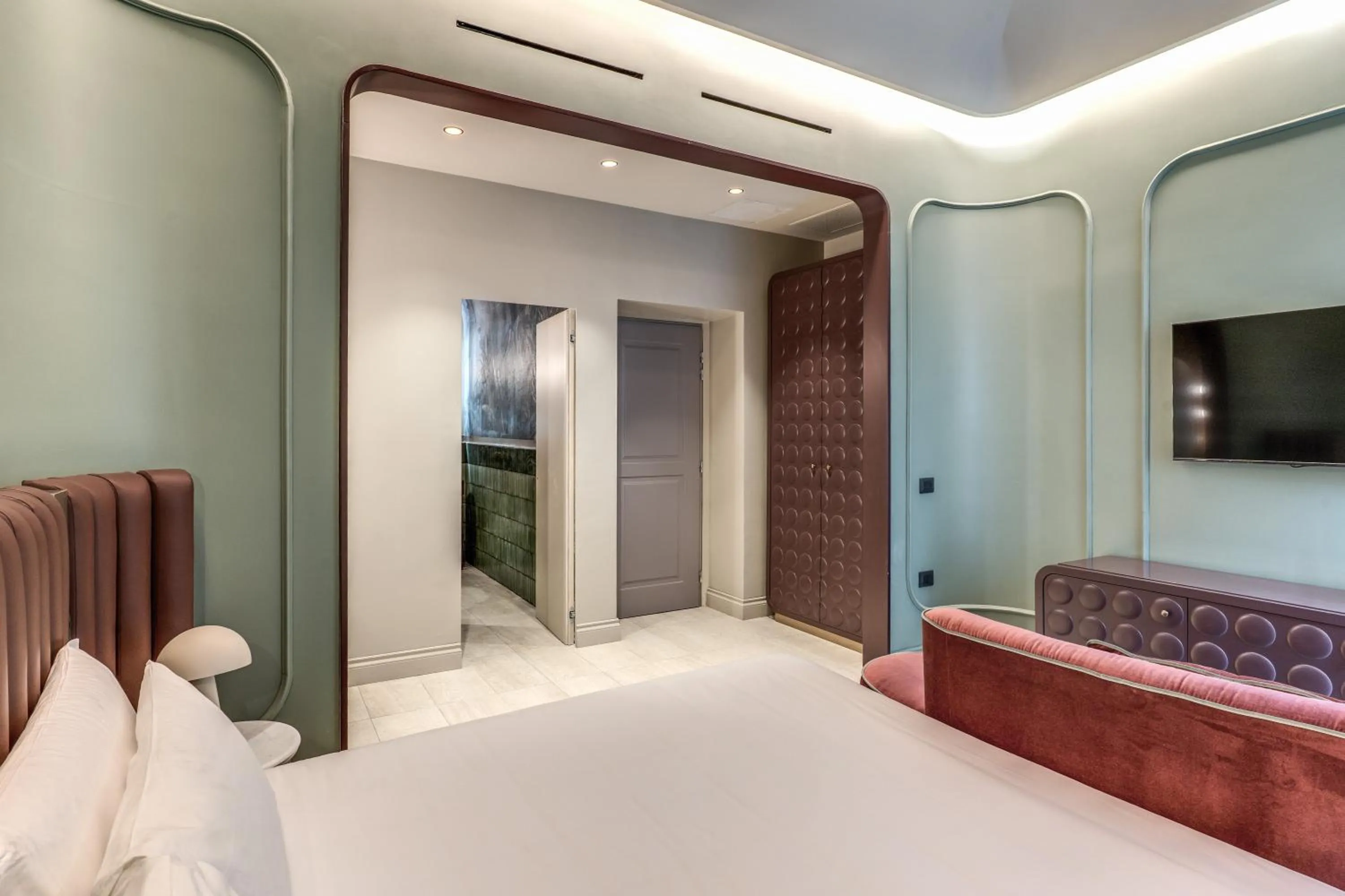 Bed in Dimora Coppelle - Adults Only