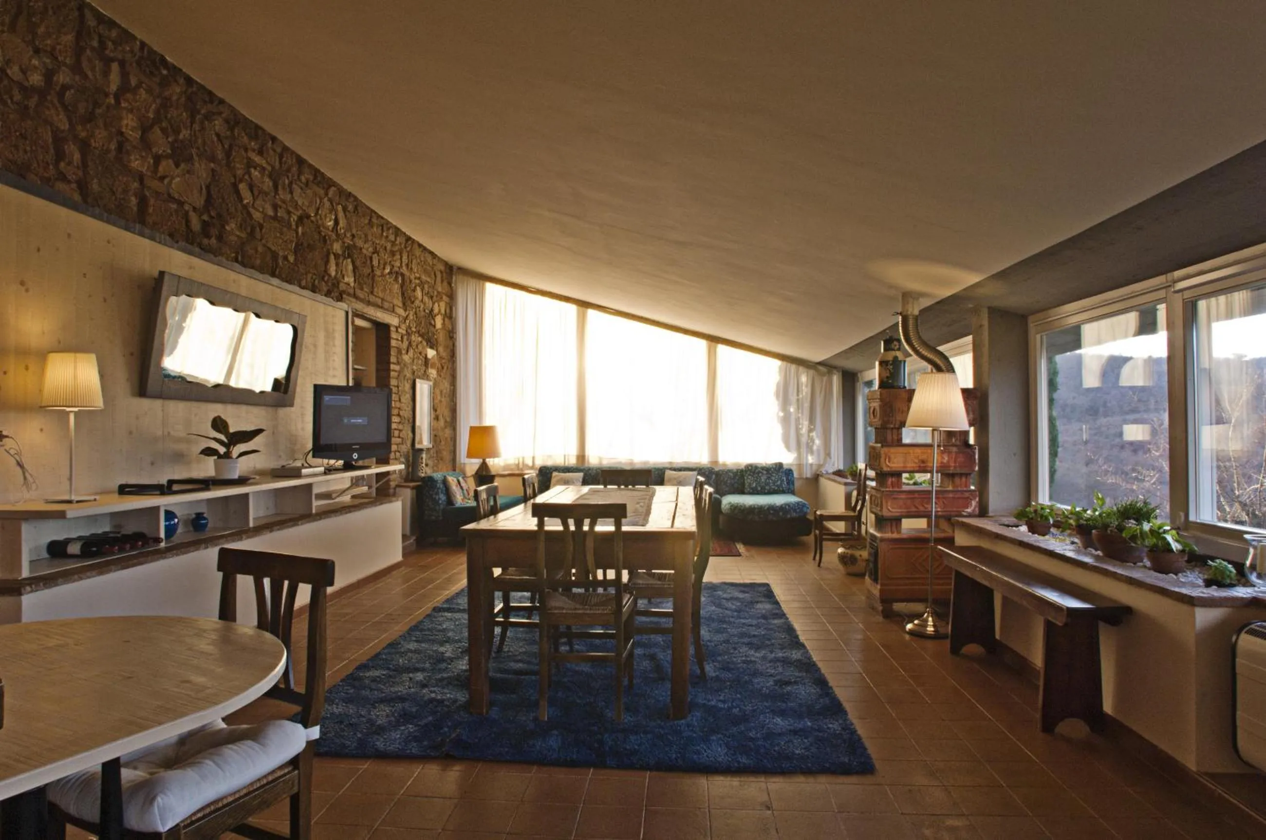 Communal lounge/ TV room in La Vittoria 10 – La Soglia della Val d’Orcia