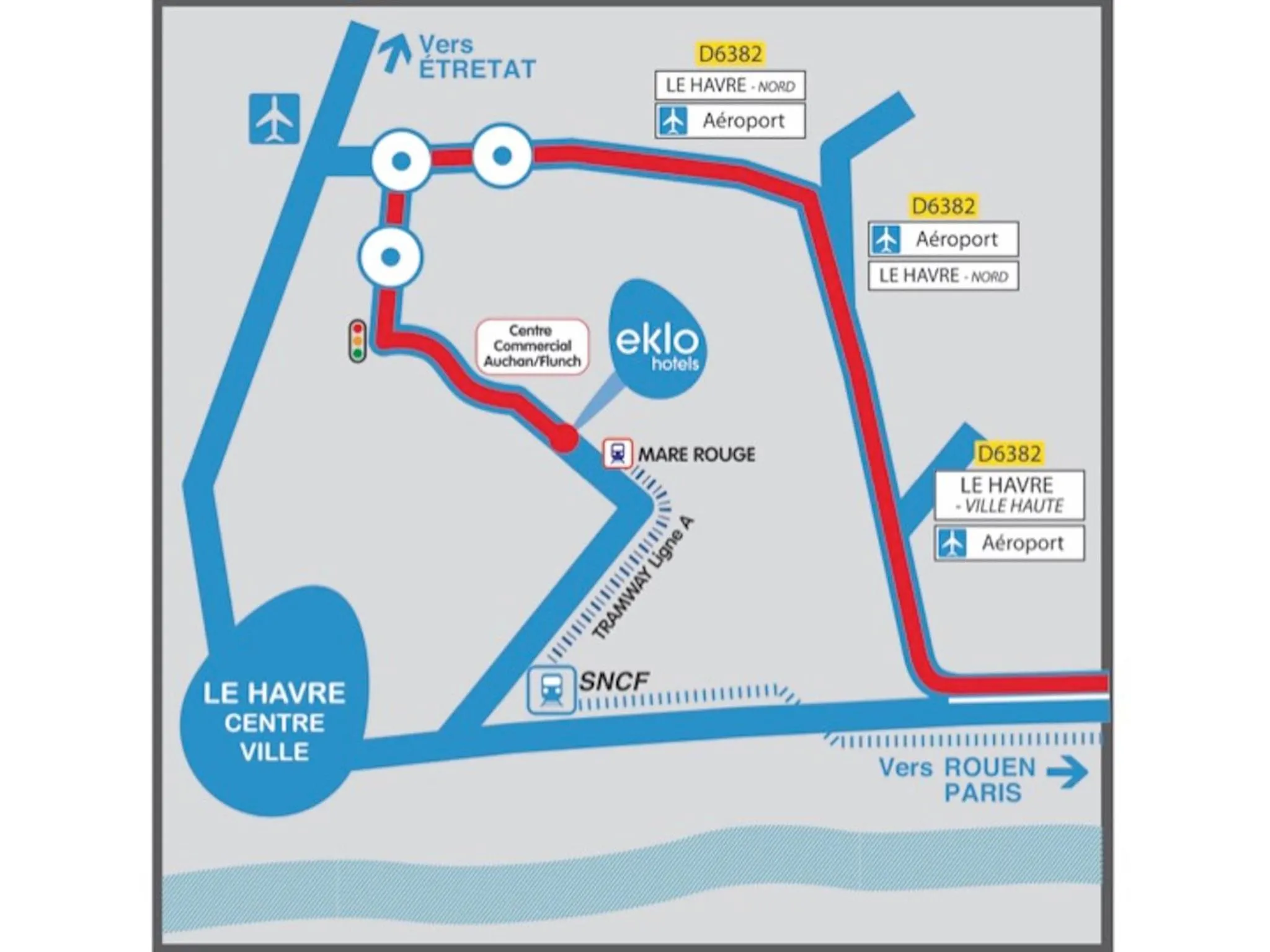 Nearby landmark in Eklo Hotels Le Havre