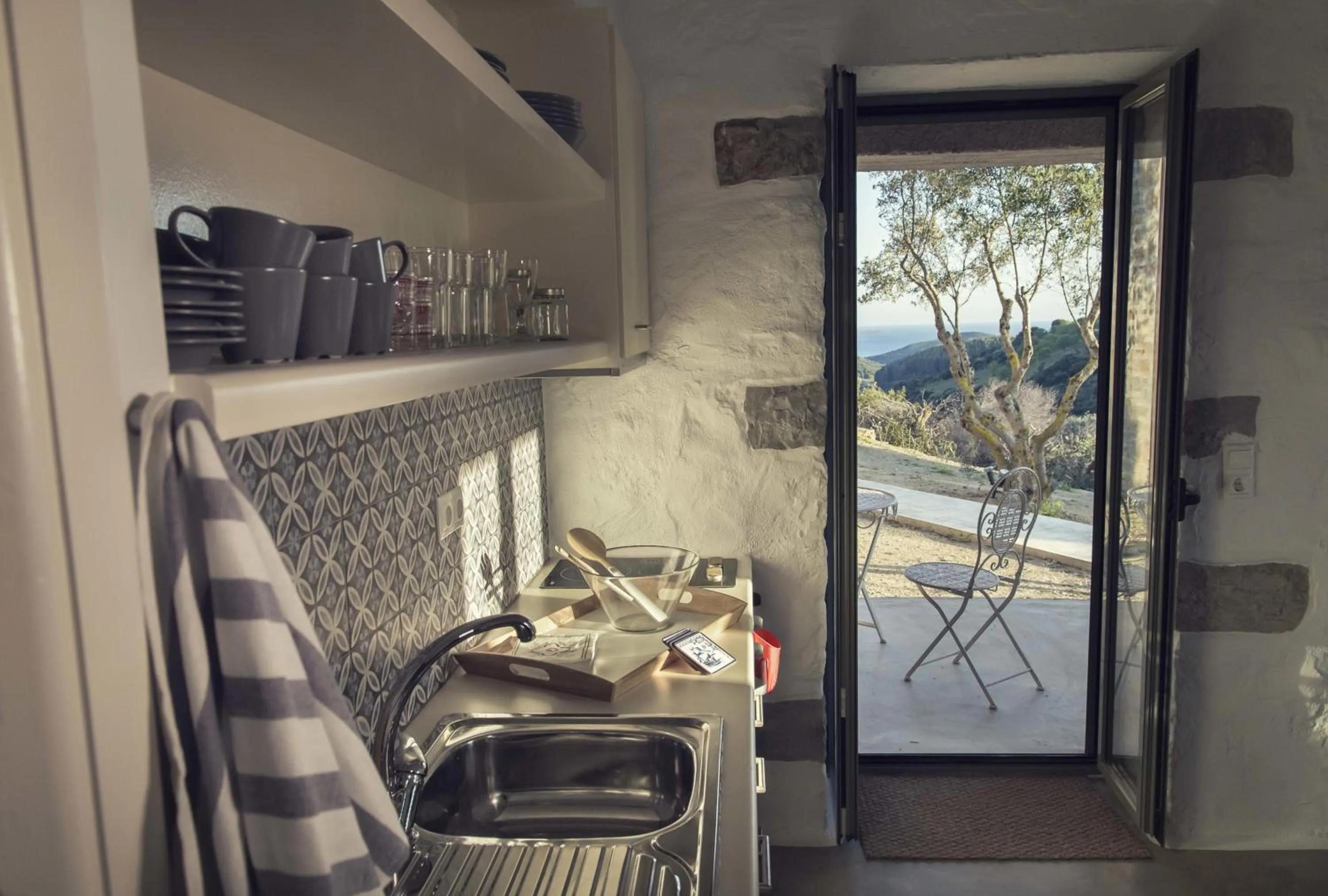 Kitchen or kitchenette in Afentiko Pigadi