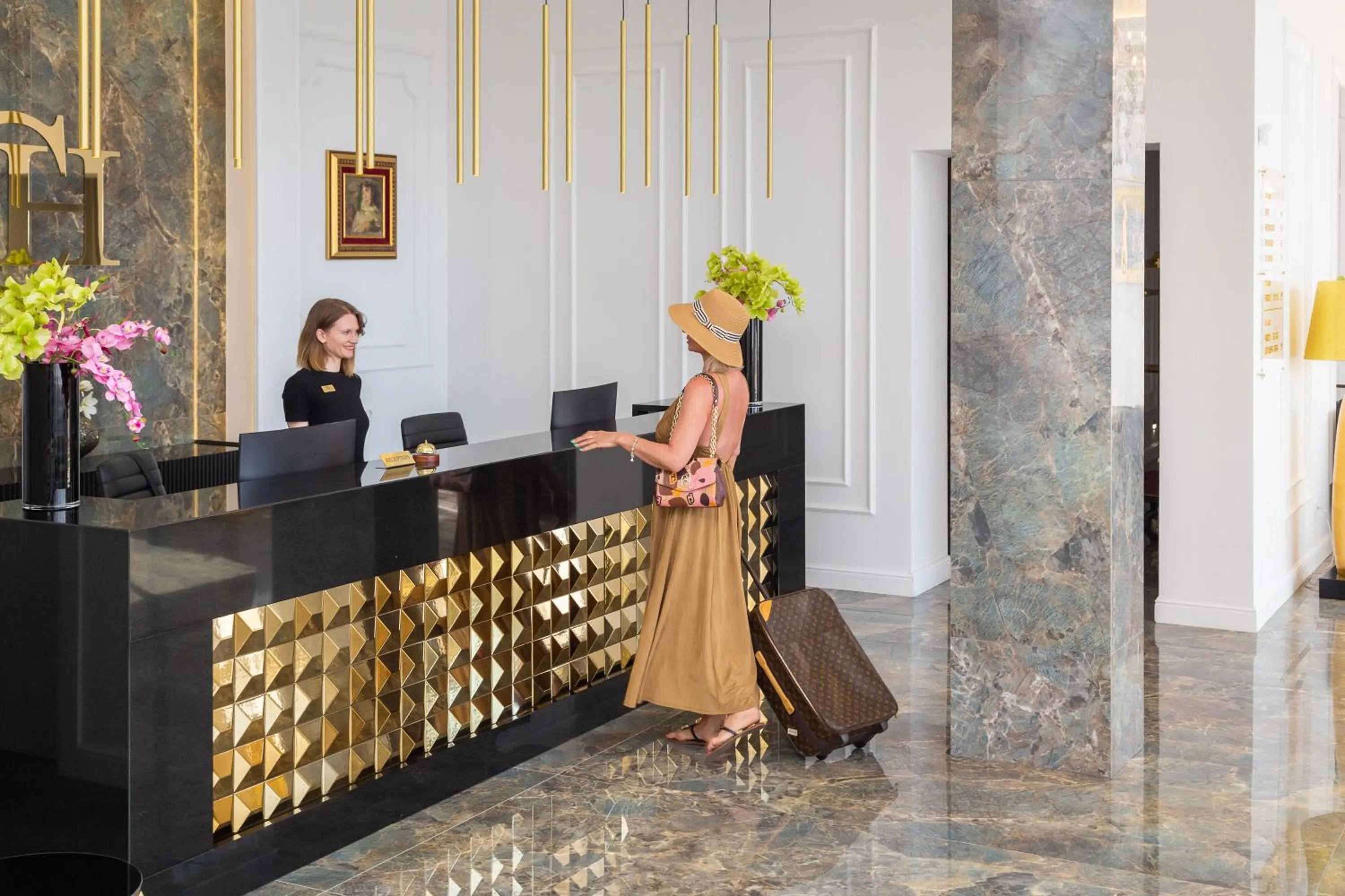 Staff in Hotel Corner