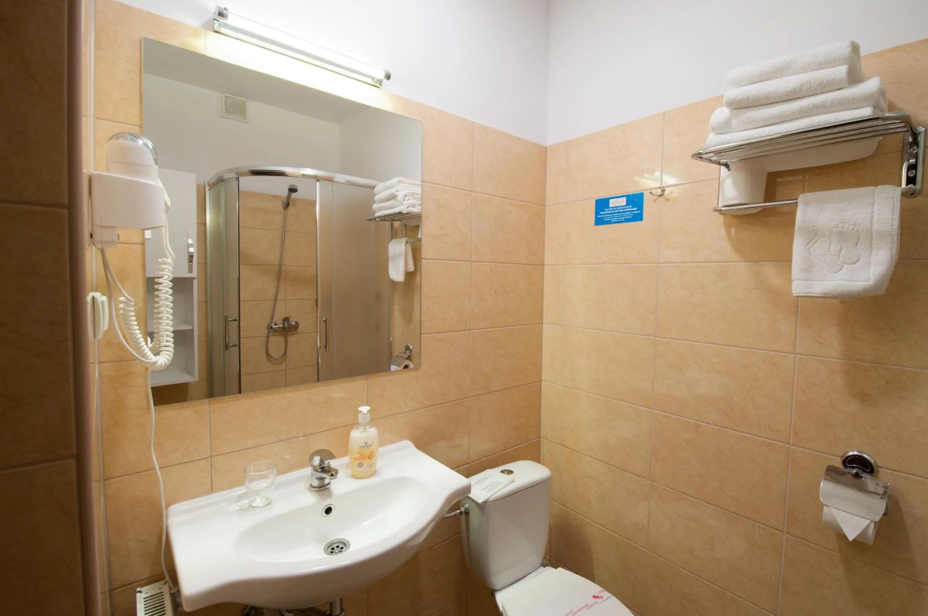 Bathroom in Hotel Biały